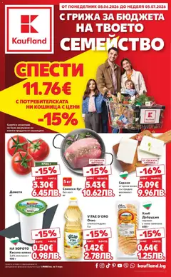Преглед на Кауфланд брошура Сливен - С грижа за бюджета на твоето семейство - Офертите са валидни от 08.06.2026
