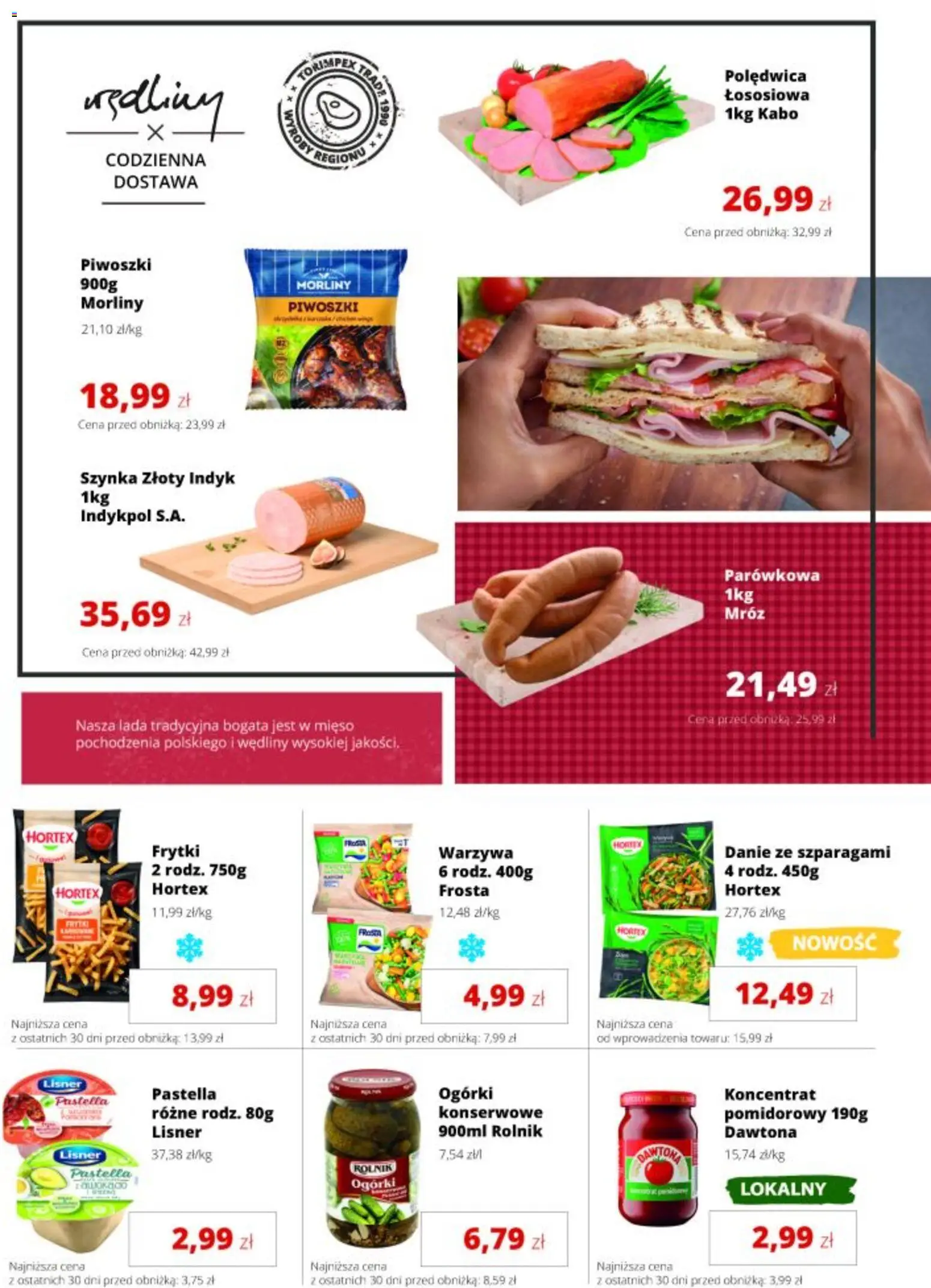 Torimpex gazetka od 01.06.2026 | Strona: 5 | Produkty: Mięso, Szynka, Ogórki, Warzywa