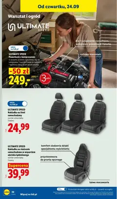 Pogląd oferty "ULTIMATE SPEED Powerbank z kompresorem, 4 w 1: urządzenie rozruchowe, kompresor, powerbank i latarka, cyfrowy manometr" - ważna od 21.09.2026 | Strona: 40 | Produkty: Power bank, Kabel, Powerbank, Fotel
