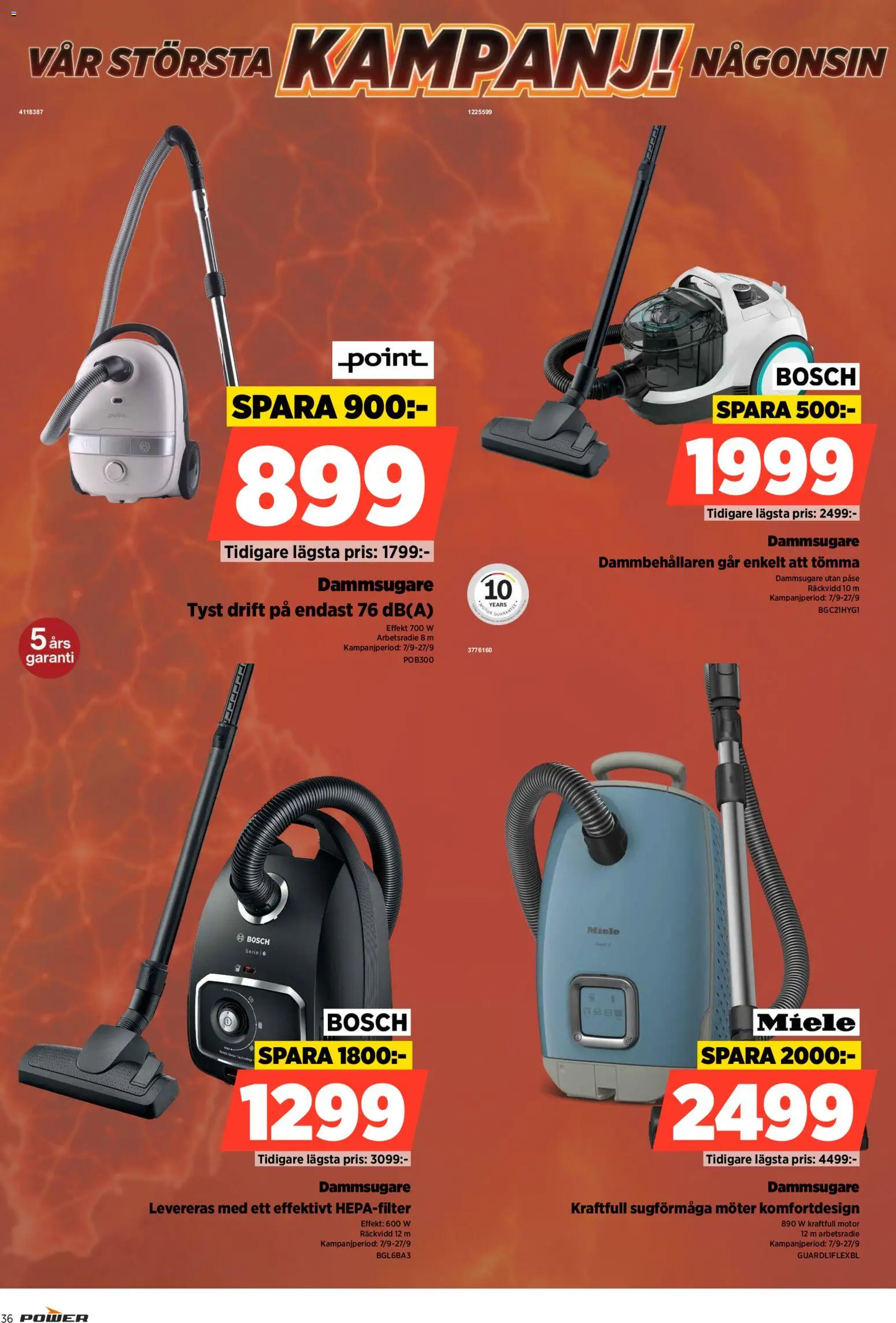 Power reklamblad aktuell från 21/09/2026 | Sida: 36
