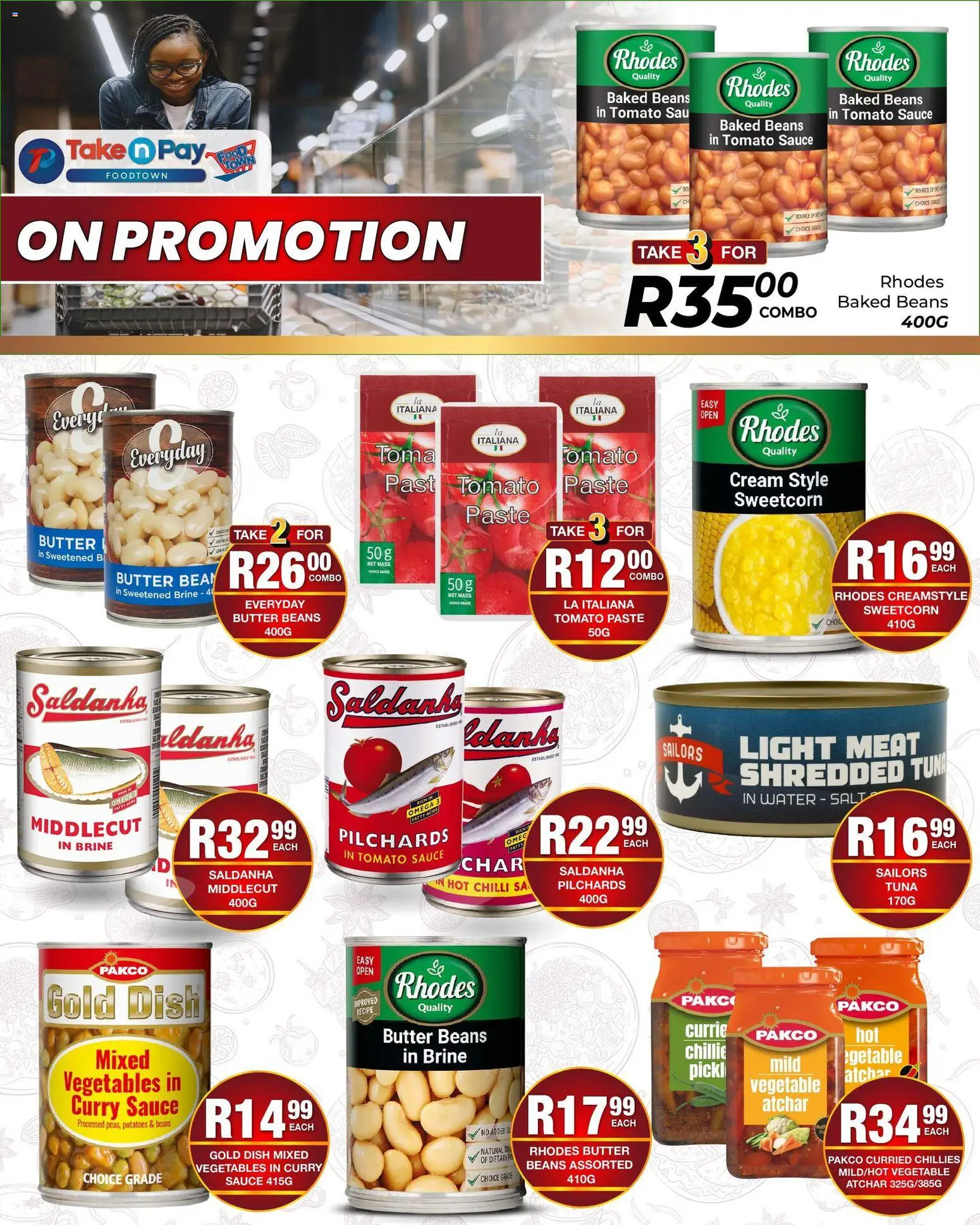 New Take n Pay catalogue – valid from 09.03.2026 | Page: 6 | Products: Light, Cream, Potatoes, Vegetables