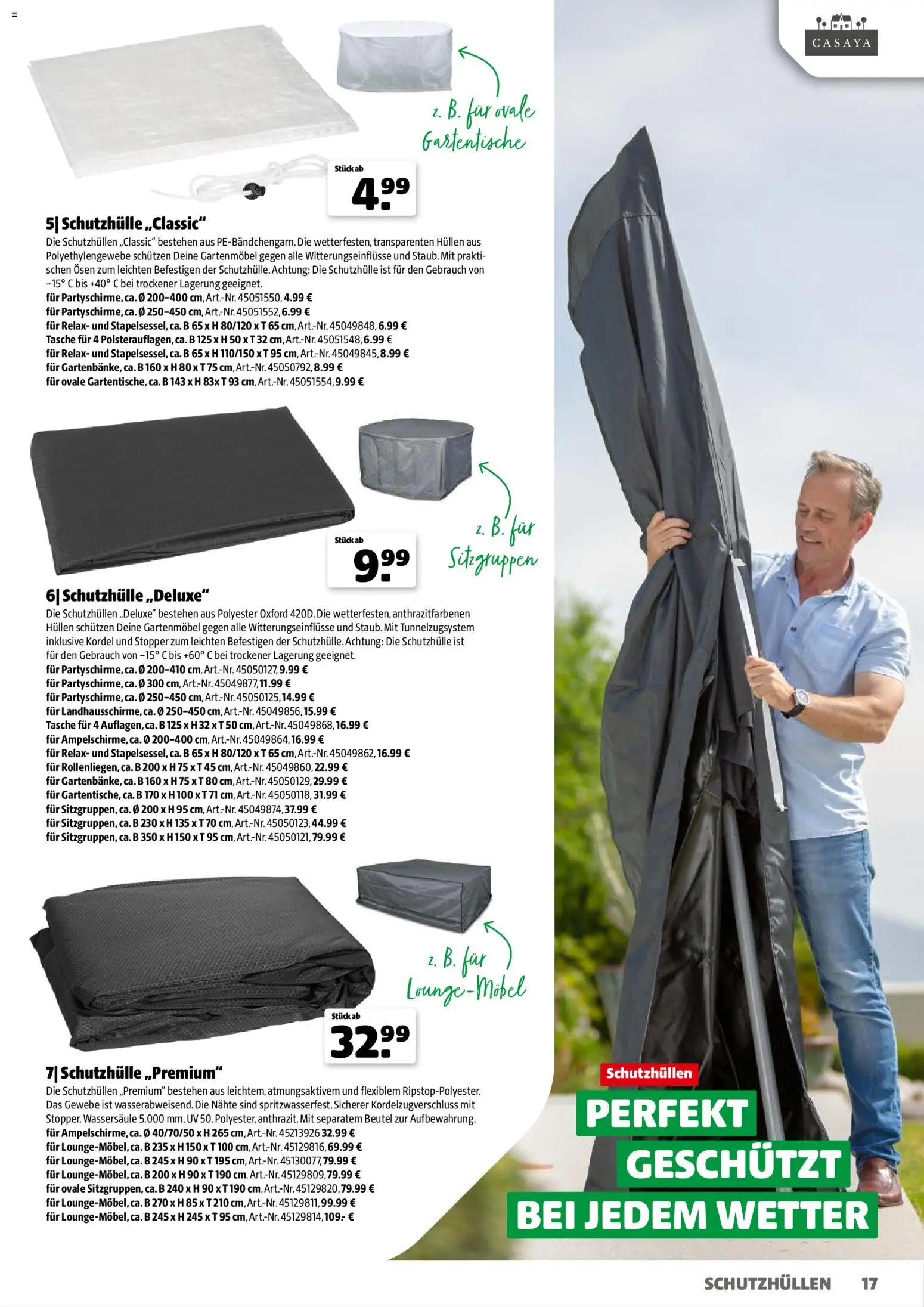 Hagebau Gartenjahr gültig ab 13.03.2026 | Seite: 17 | Produkte: Tasche, Gartenmöbel