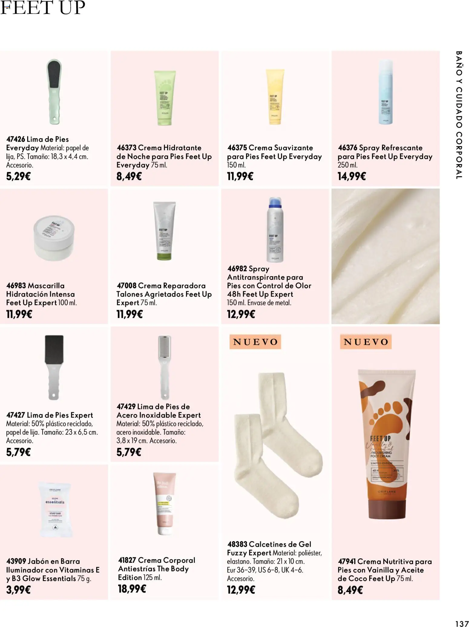 Oriflame - Catálogo Campaña 14 │ válido desde el 07/10/2026 | Página: 137 | Productos: Iluminador, Coco, Calcetines, Body