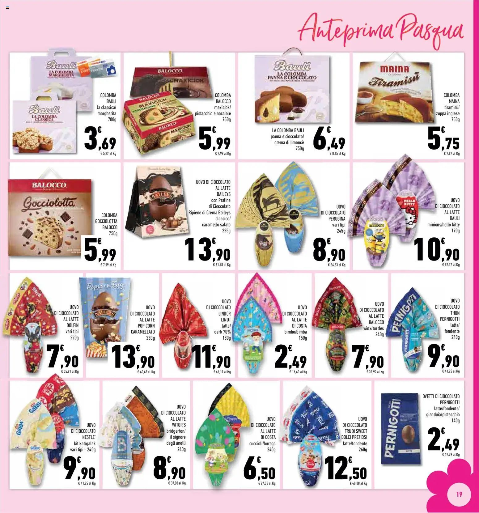 Volantino Conad del 11.03.2026 | Pagina: 19 | Prodotti: Crema, Cioccolato, Latte, Pop corn