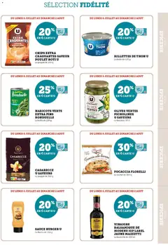 Super U - Prévisualisation de Super U - Ma sélection Carte U Juillet valide à partir de 06/07/2026 | Page: 23 | Produits: Olives, Haricots verts, Vinaigre, Chips