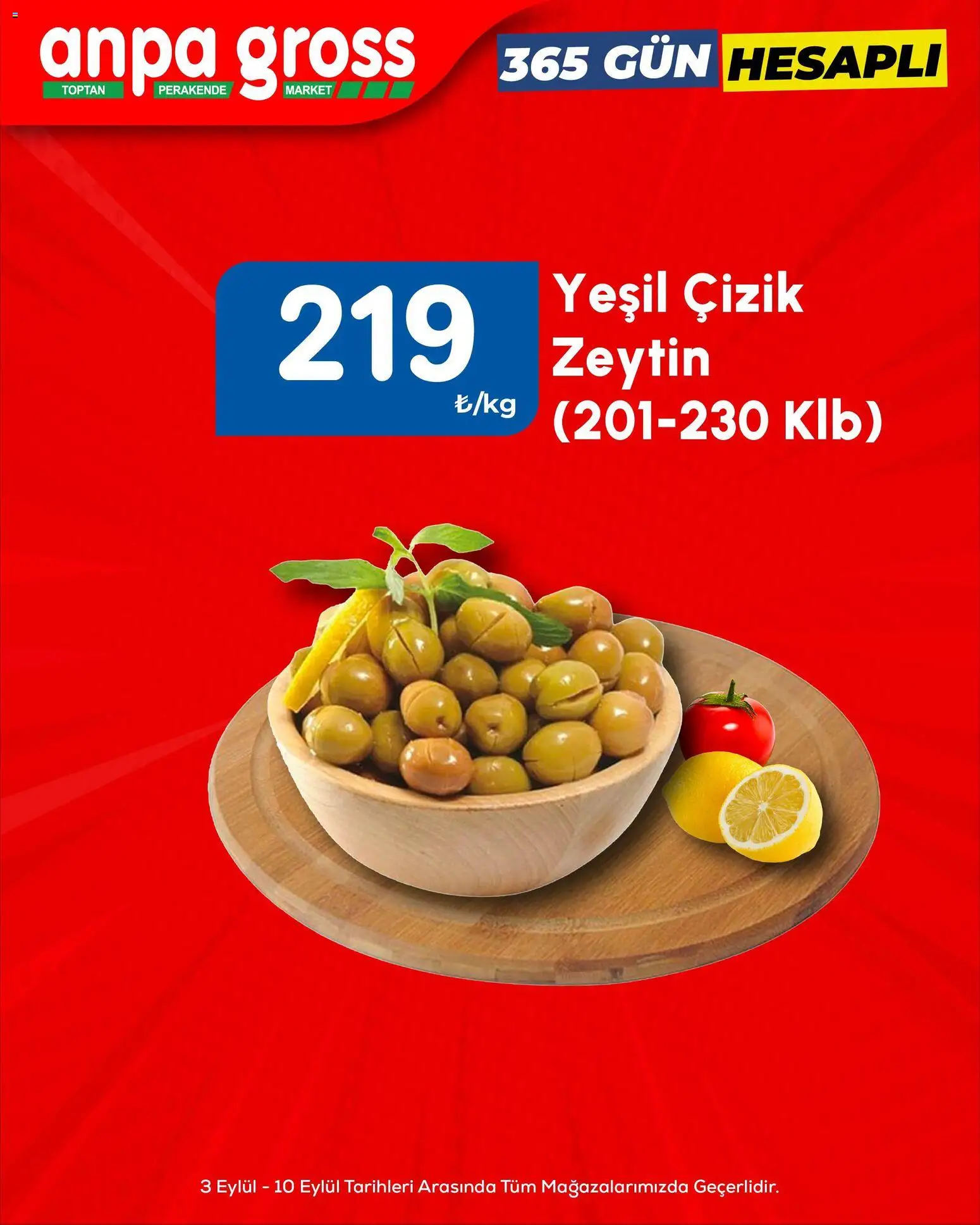 Anpa Gross Katalog - 03 Eylül 2026 tarihinden itibaren geçerlidir | Sayfa: 5 | Ürünler: Zeytin