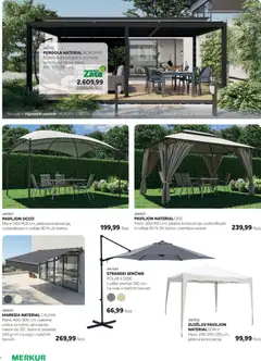 Merkur katalog akcije – veljaven od 15.04.2026 | Stran: 4 | Izdelki: Markiza, Paviljon, Senčnik