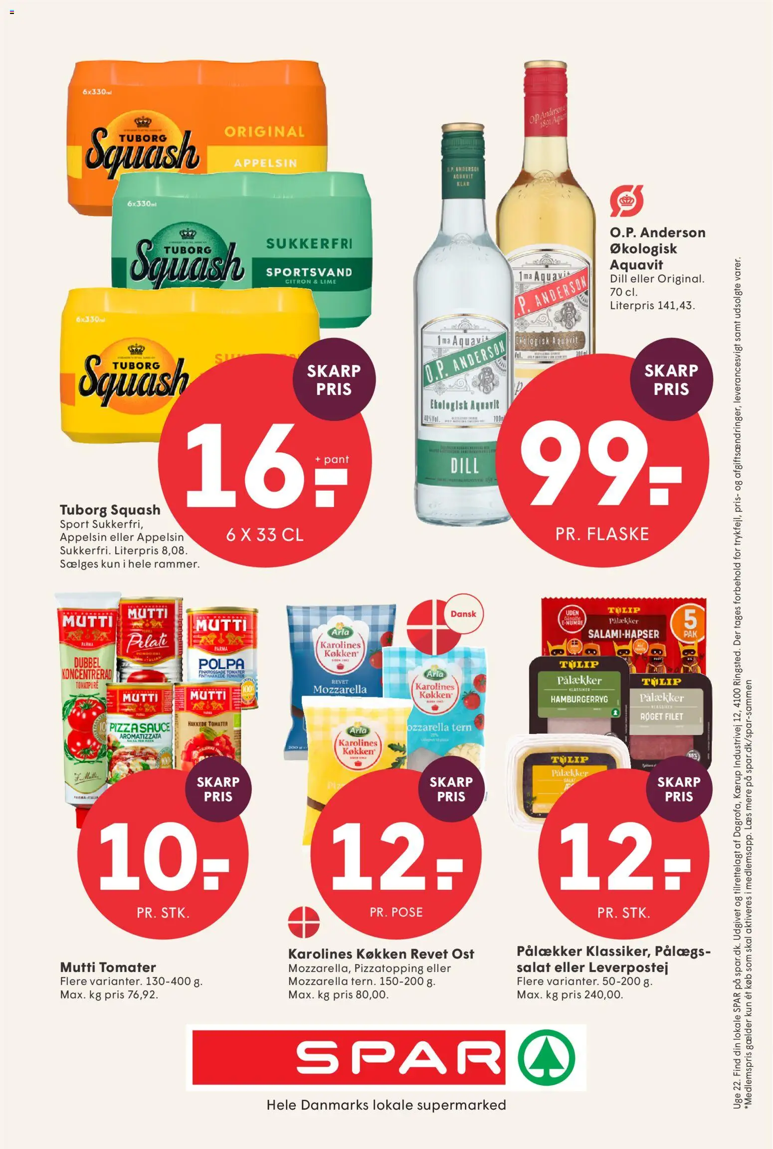 Spar tilbudsavis – gyldig fra 22.05.2026 | Side: 30 | Produkter: Salat, Lime, Mozzarella, Tuborg Squash