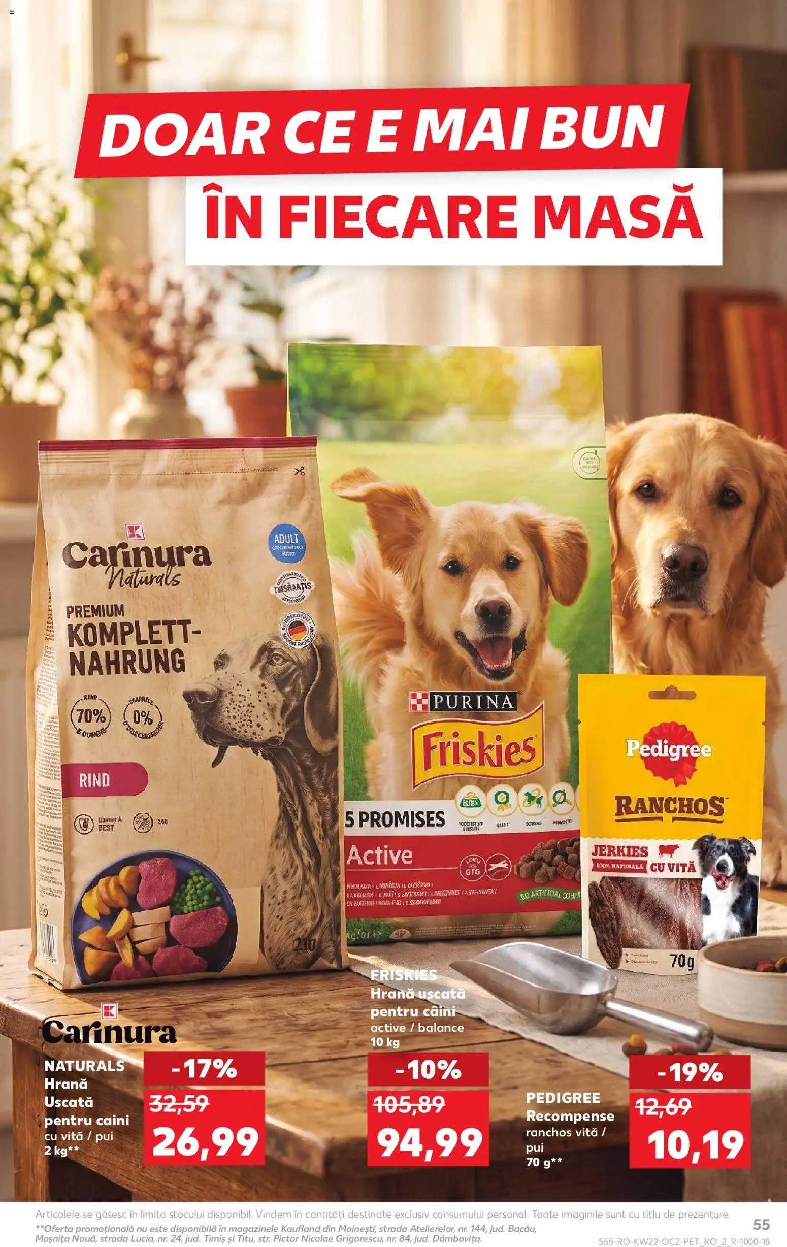 Noul catalog Kaufland – valabil de la 27.05.2026 | Pagină: 55 | Produse: Masă, Hacıyatmaz Kedi Oyuncağı