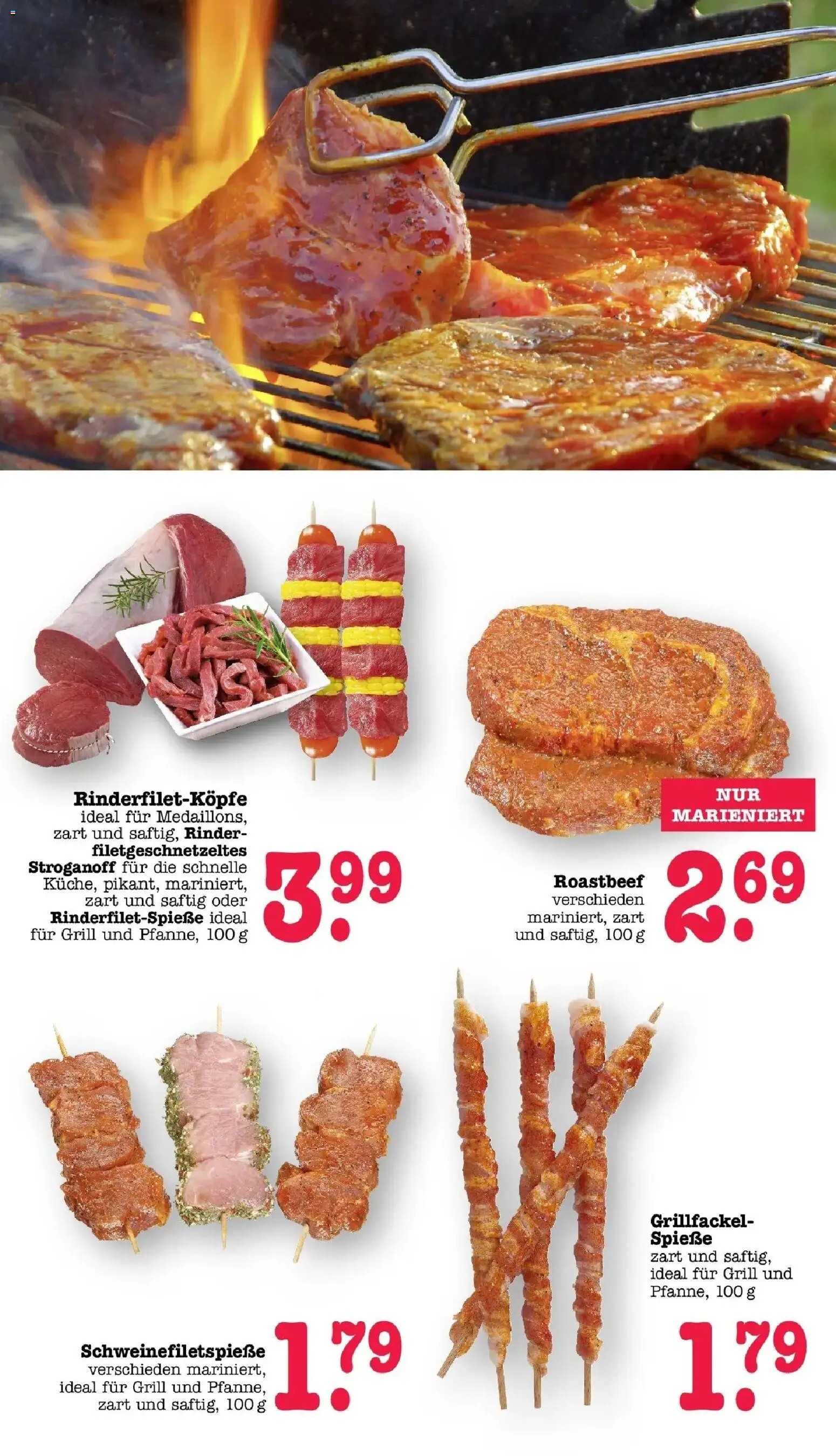 Edeka prospekt Bühlertal	 – gültig ab 10.05.2026 | Seite: 9 | Produkte: Grill, Spieße, Roastbeef