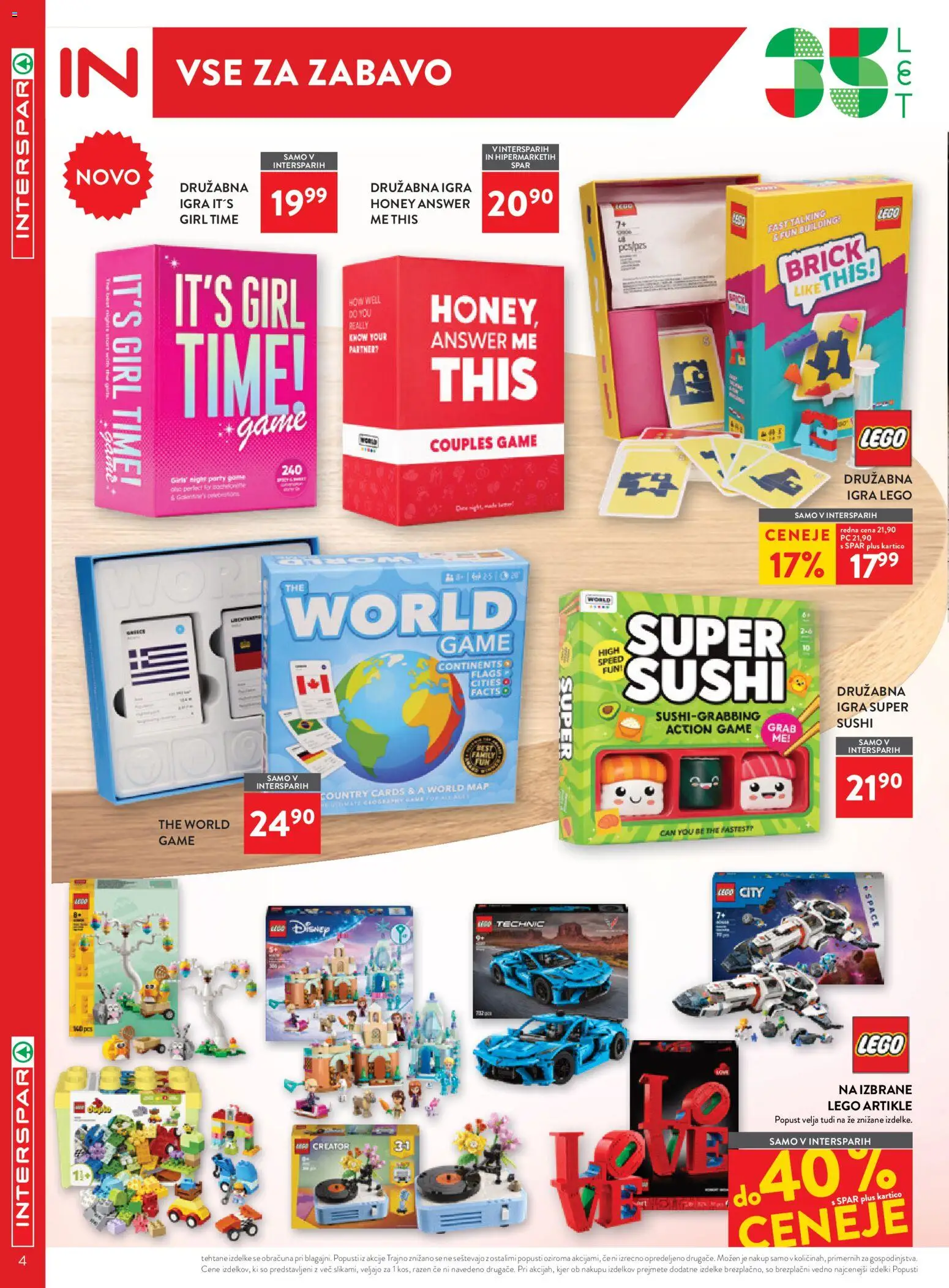 Novi Spar katalog ponudbe – veljaven od 15.07.2026 | Stran: 4 | Izdelki: Igra