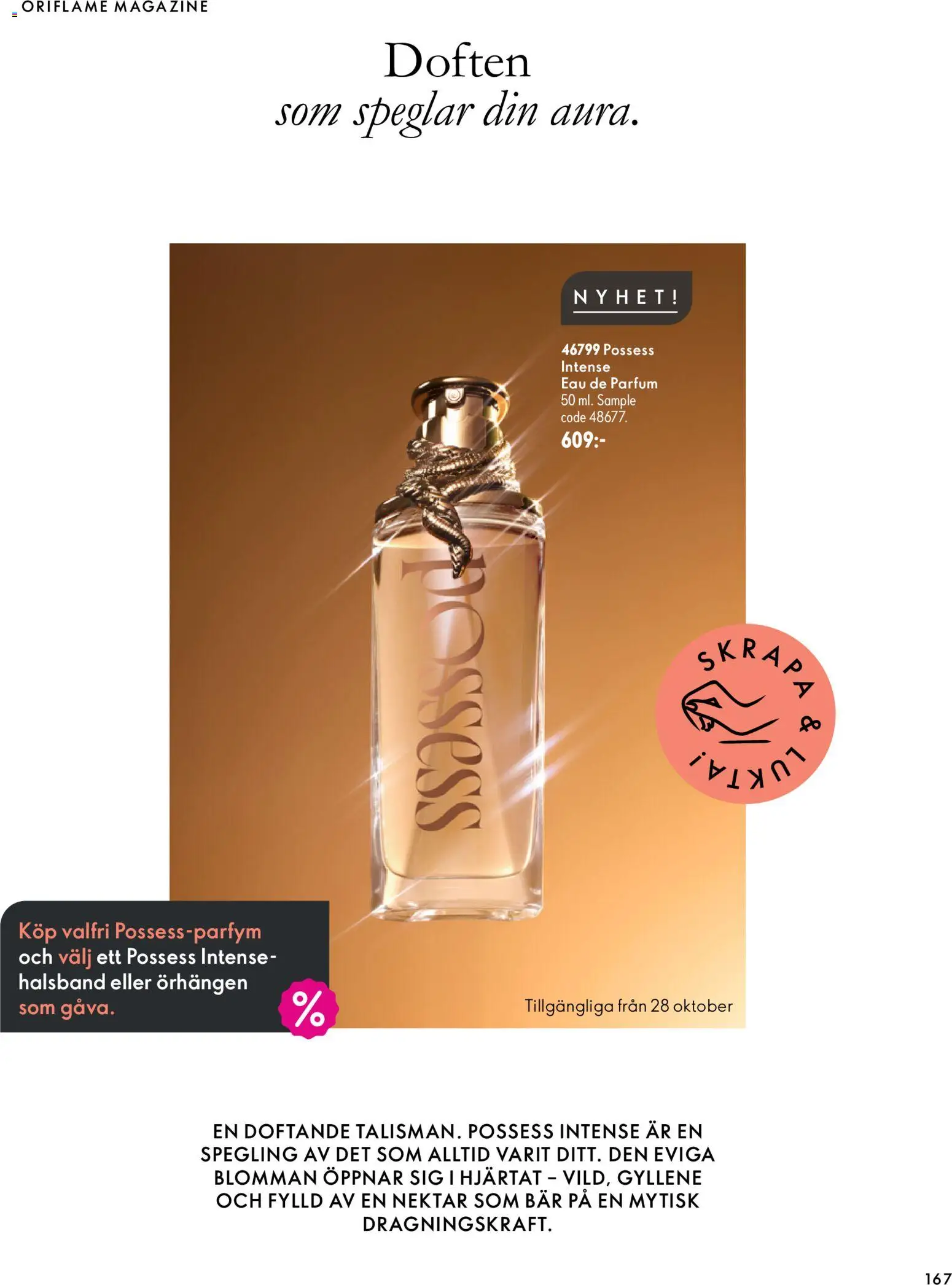 Oriflame reklamblad aktuell från 07/10/2026 | Sida: 167