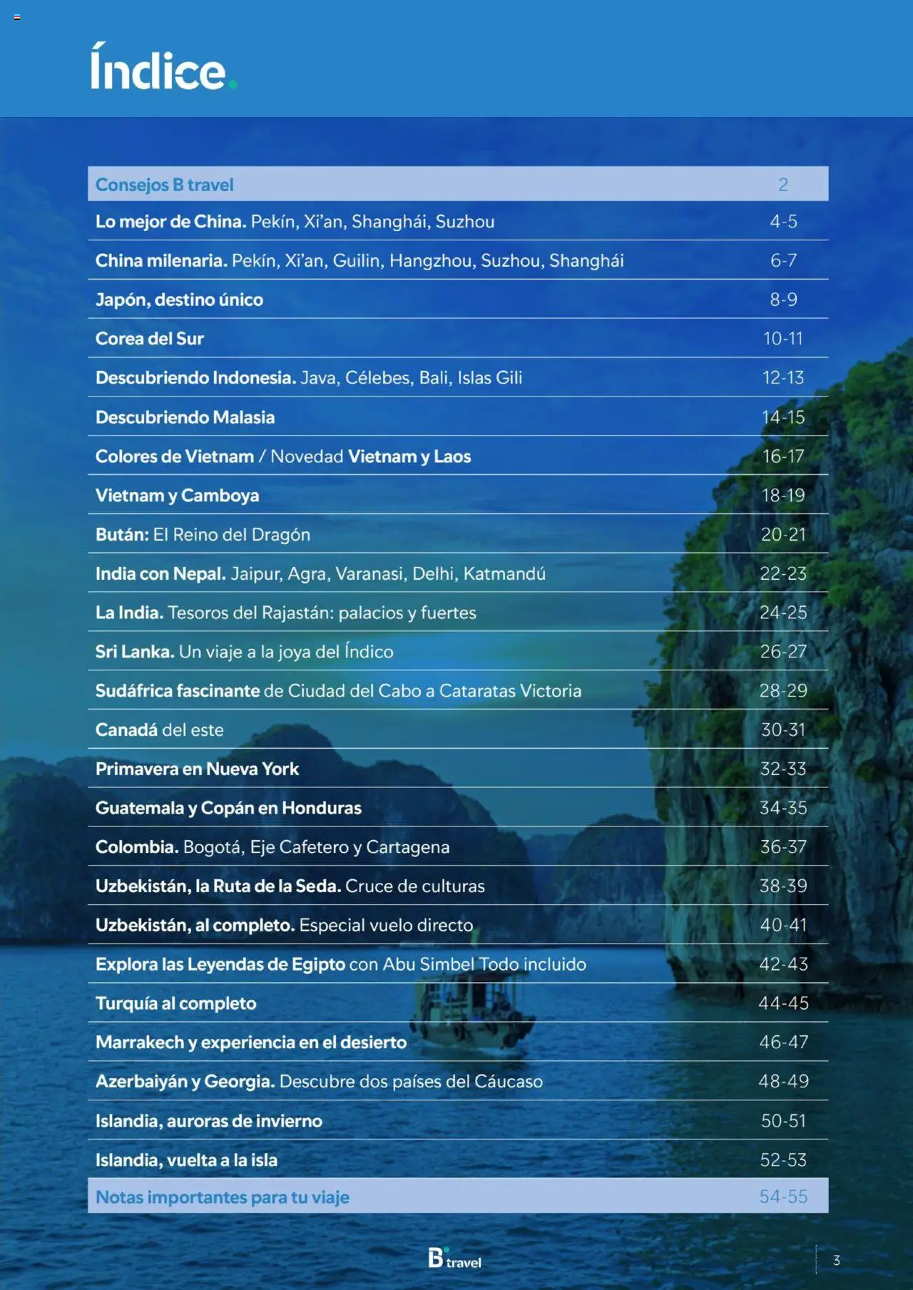 B the travel brand Viajeros Expertos Internacional 2026 │ válido desde el 03/10/2025 | Página: 3