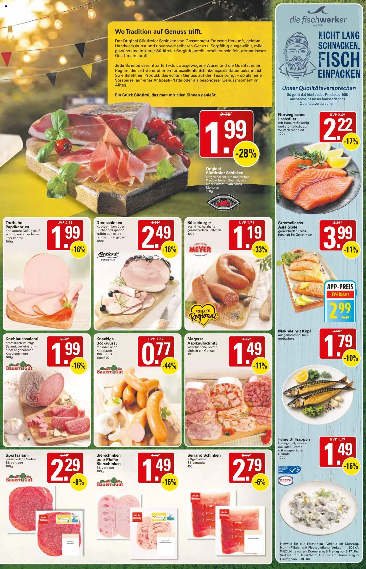 WEZ Prospekt – gültig ab 13.07.2026 | Seite: 5 | Produkte: Tisch, Creme, Knoblauch, Schinken