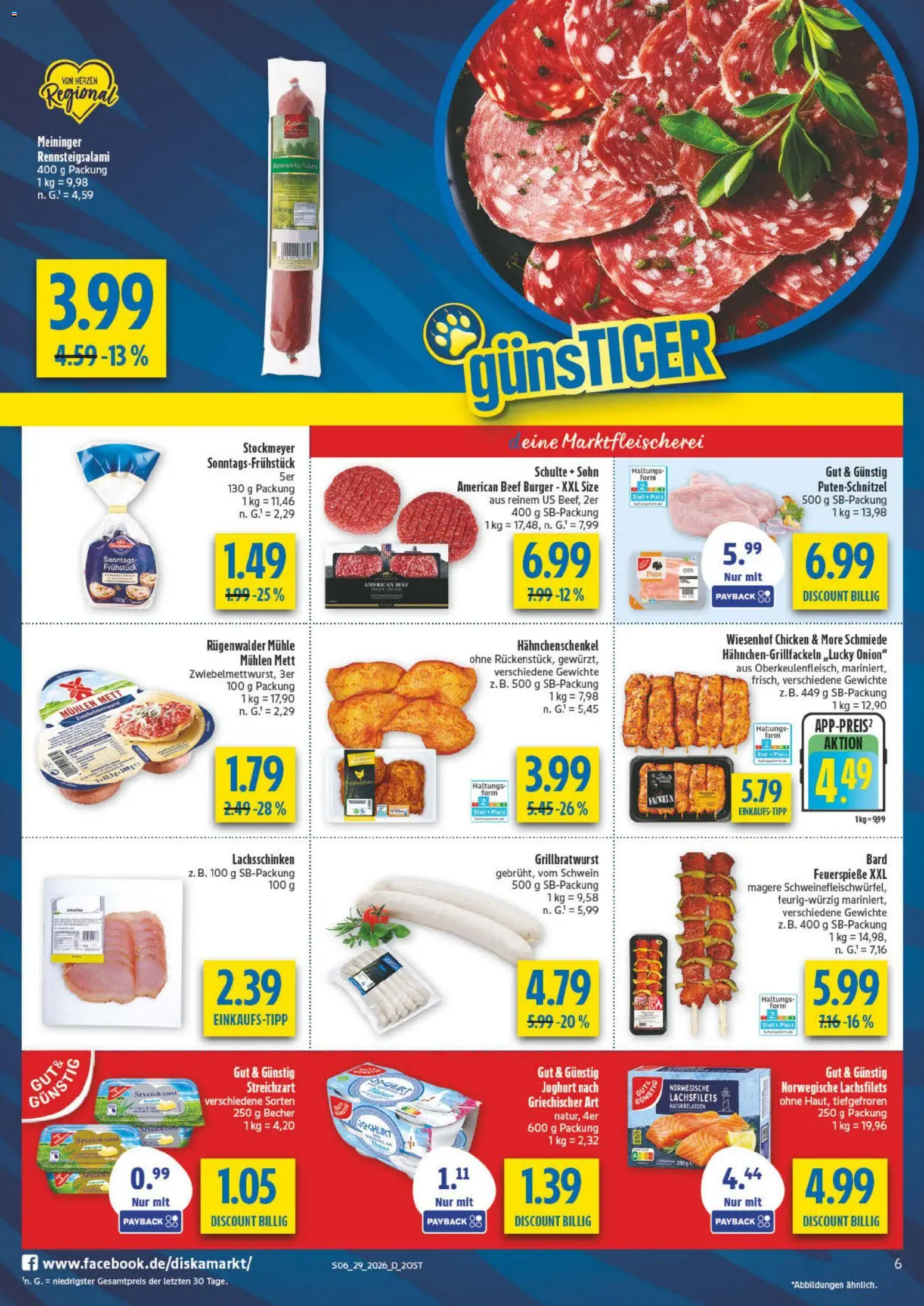 Diska Prospekt – gültig ab 13.07.2026 | Seite: 6 | Produkte: Mühle, Hahnchenschenkel, Joghurt, Putenschnitzel