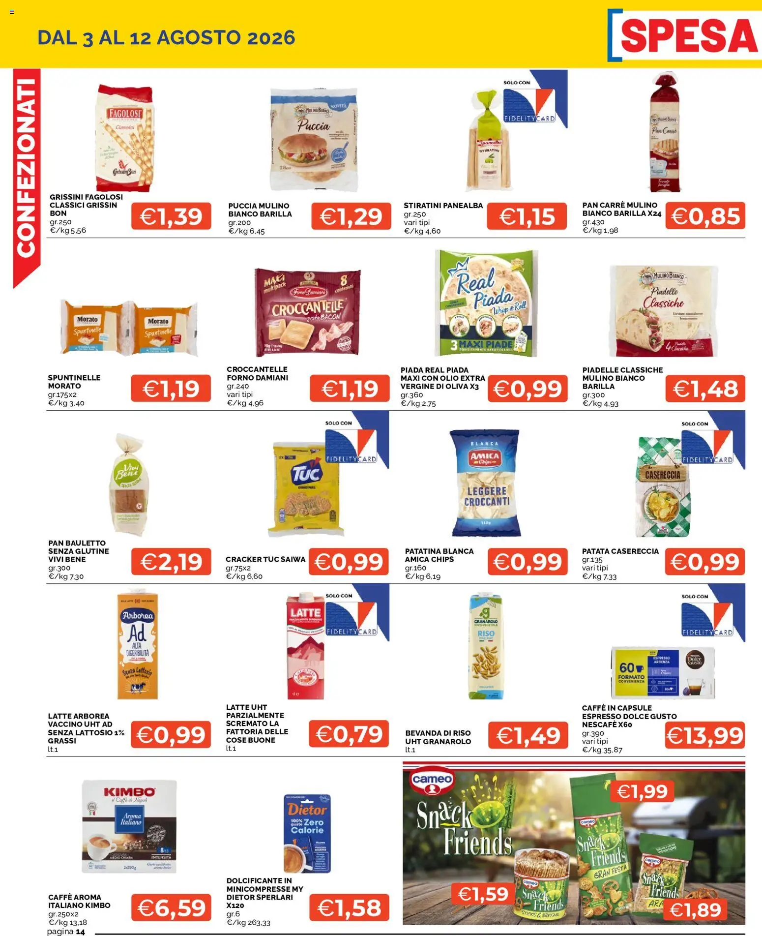 Volantino Mercatò del 03/08/2026 | Pagina: 14