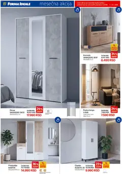 Forma Ideale katalog - pregled Forma Ideale kataloga - važi od 01.07.2026 | Strana: 7 | Proizvode: Komoda, Lampa, Podna lampa, Cipelar
