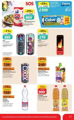 Auchan akciós újság Szolnok - amely érvényes a következő dátumtól: 2026.10.08. | Oldal: 37 | Termékek: Energiaital, Nestlé, Energy drink, Steak