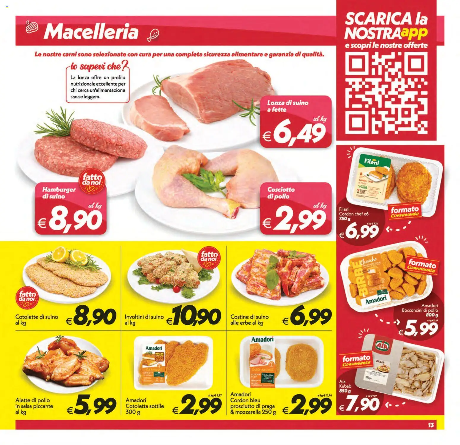 Volantino SuperConveniente del 21/08/2026 | Pagina: 13 | Prodotti: Erbe, Salsa, Suino, Prosciutto