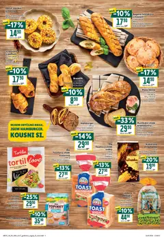 Náhled letáku Billa leták Podzimní nápoje od 30.09.2026 | Strana: 3 | Produkty: Donut, Pizza, Tortilla, Strouhanka