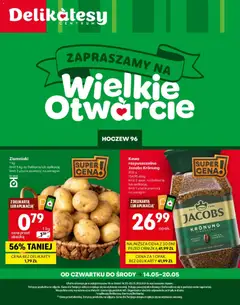Pogląd oferty "Delikatesy Centrum gazetka - Hoczew Otwarcie" - ważna od 14.05.2026