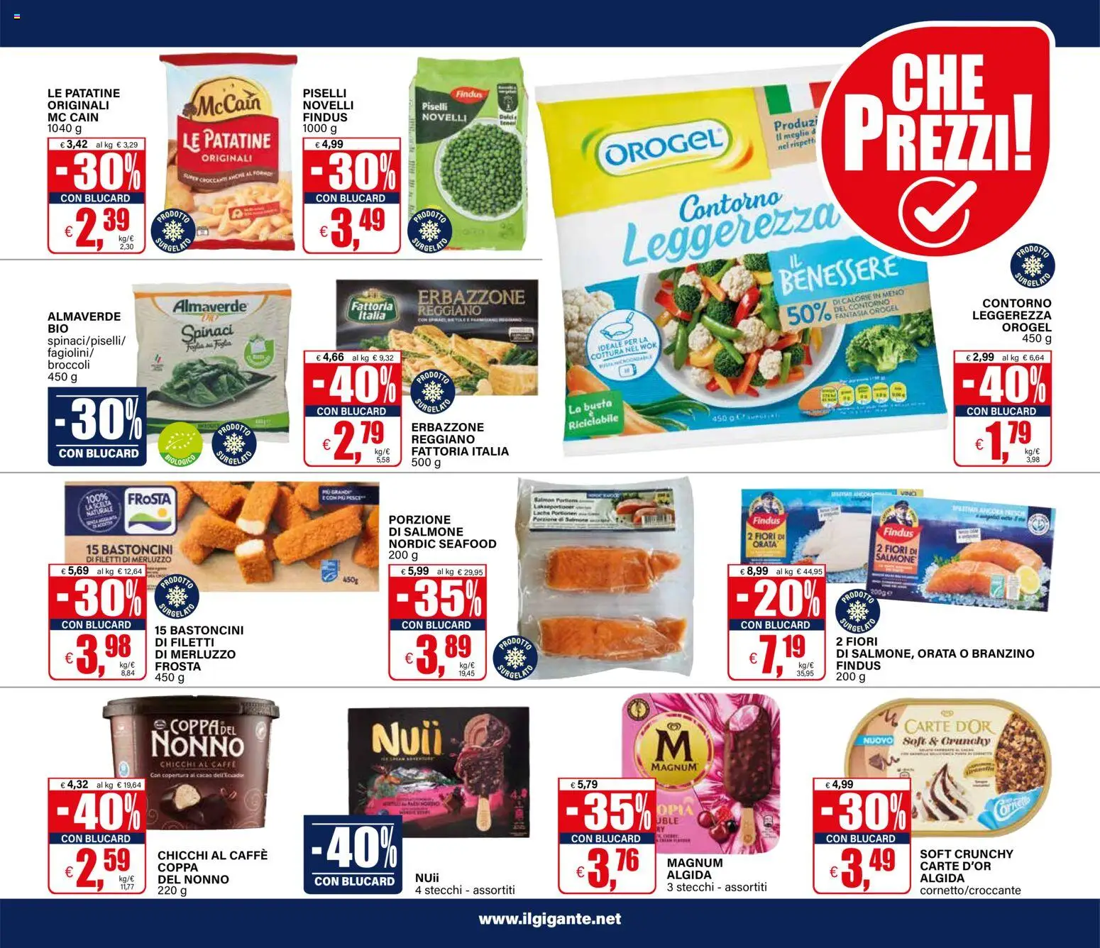 Volantino Il Gigante del 21/09/2026 | Pagina: 27 | Prodotti: Caffè, Salmone, Magnum, Piselli