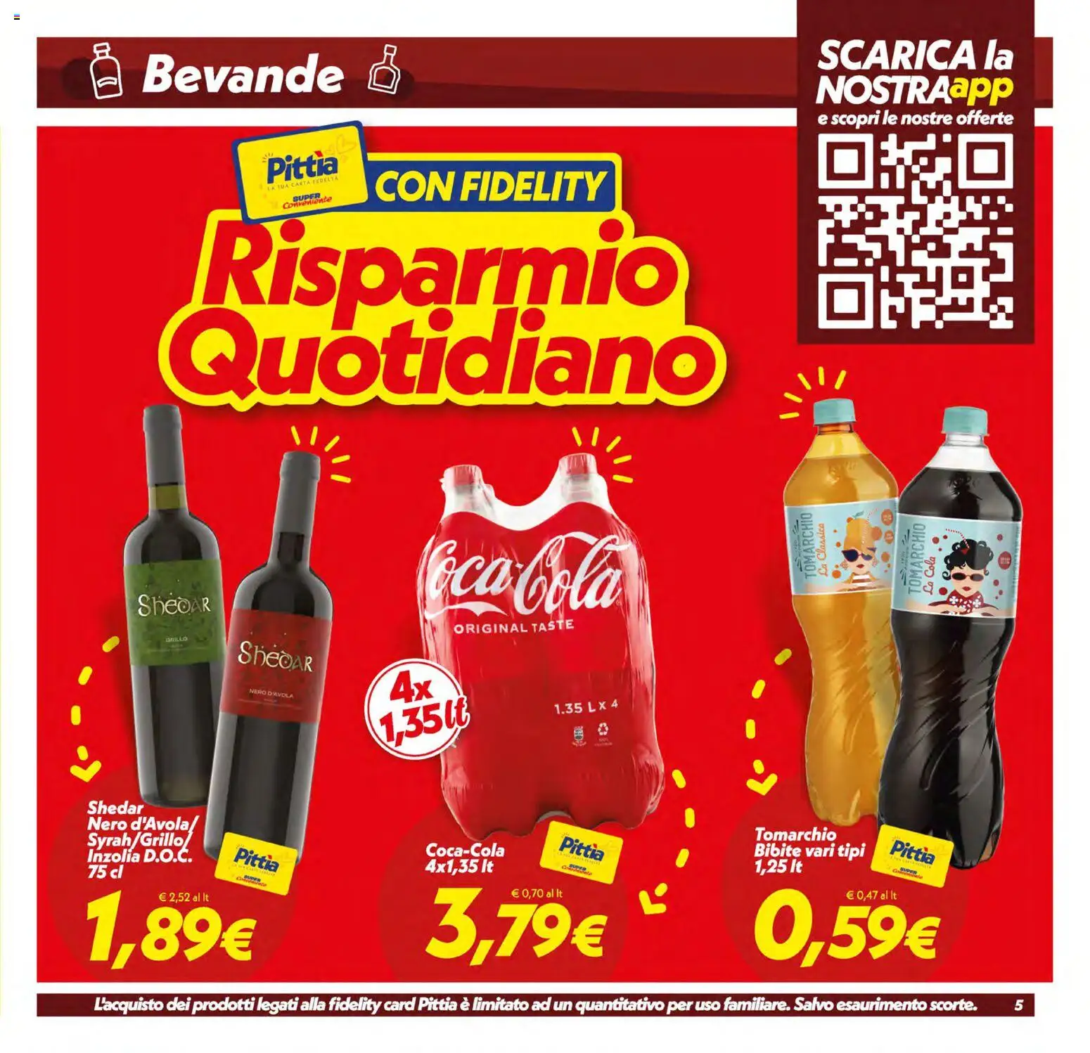 Volantino SuperConveniente del 21/08/2026 | Pagina: 5 | Prodotti: Bevande, Bibite