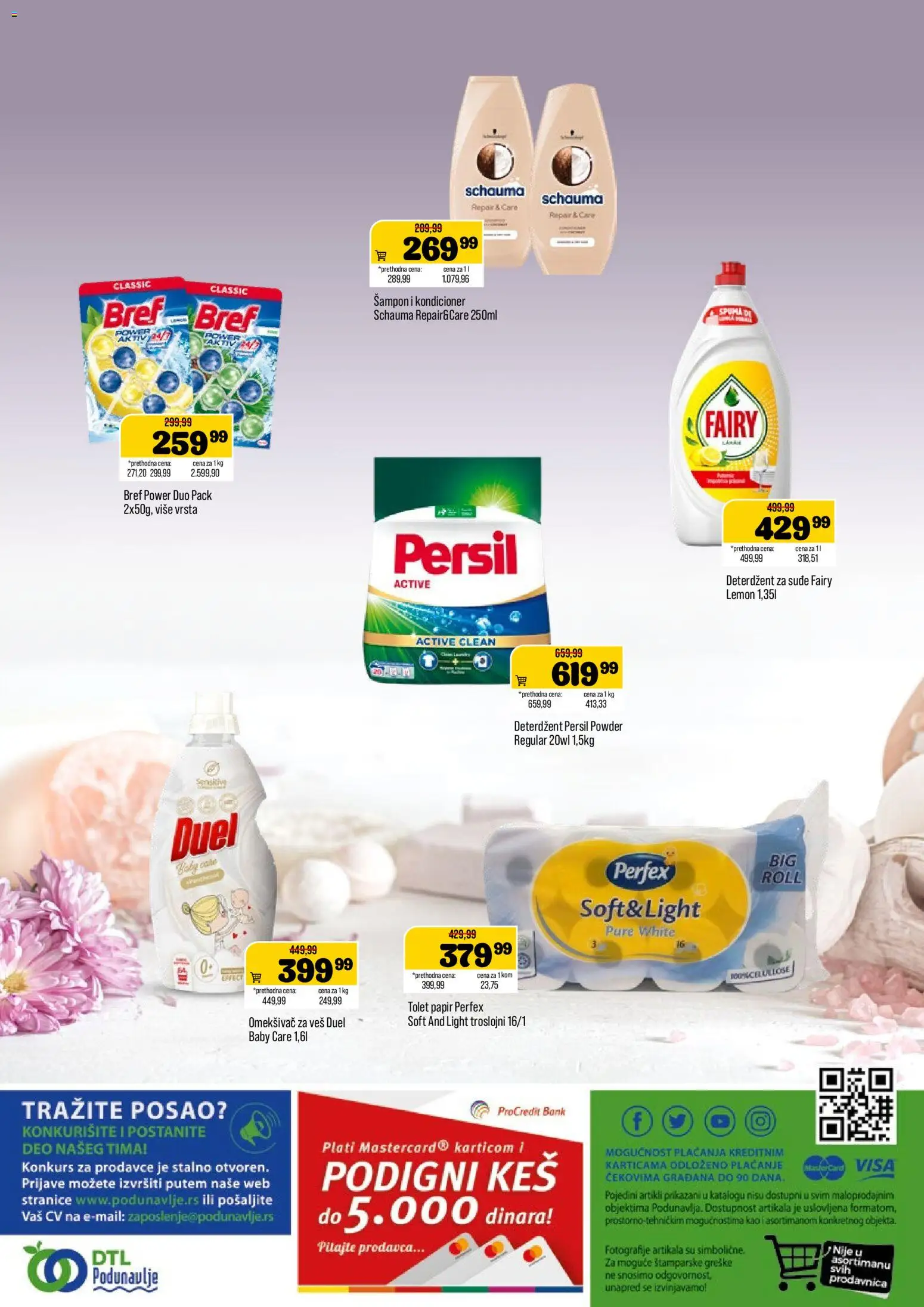 Podunavlje katalog - važi od 07.10.2026 | Strana: 12 | Proizvode: Deterdžent, Bref, Šampon, Persil
