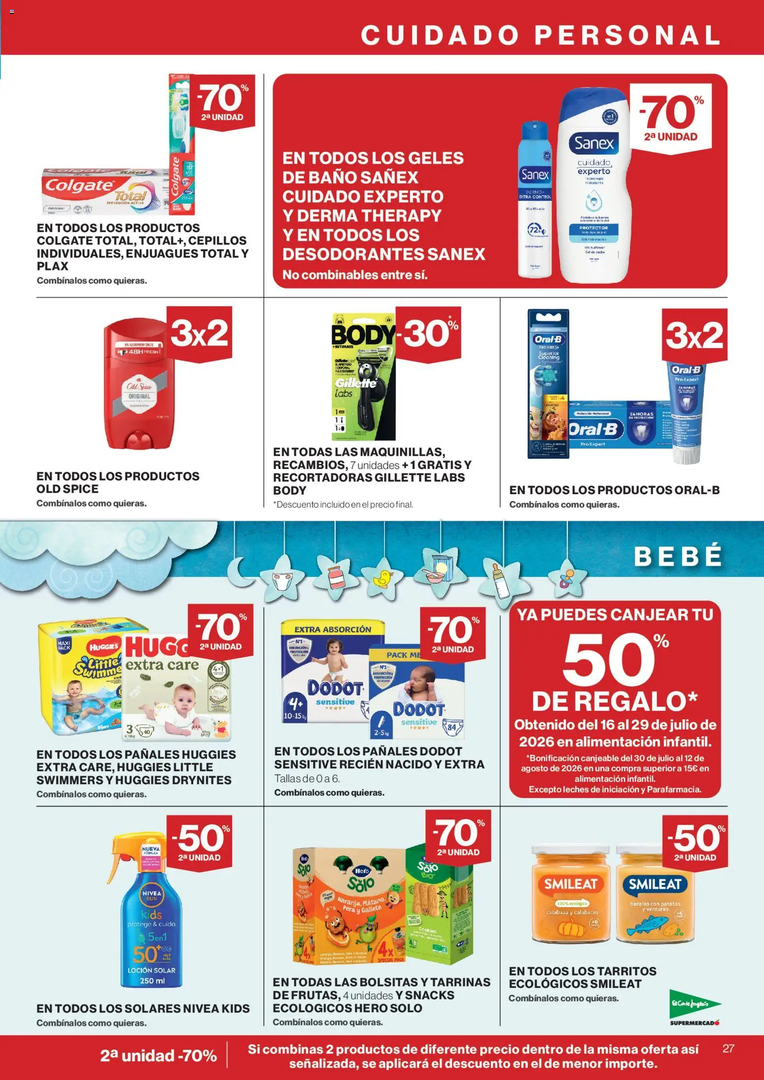 El Corte Inglés ofertas │ válido desde el 30/07/2026 | Página: 27 | Productos: Πράσινο τσάι, Body, Baño, Ducha