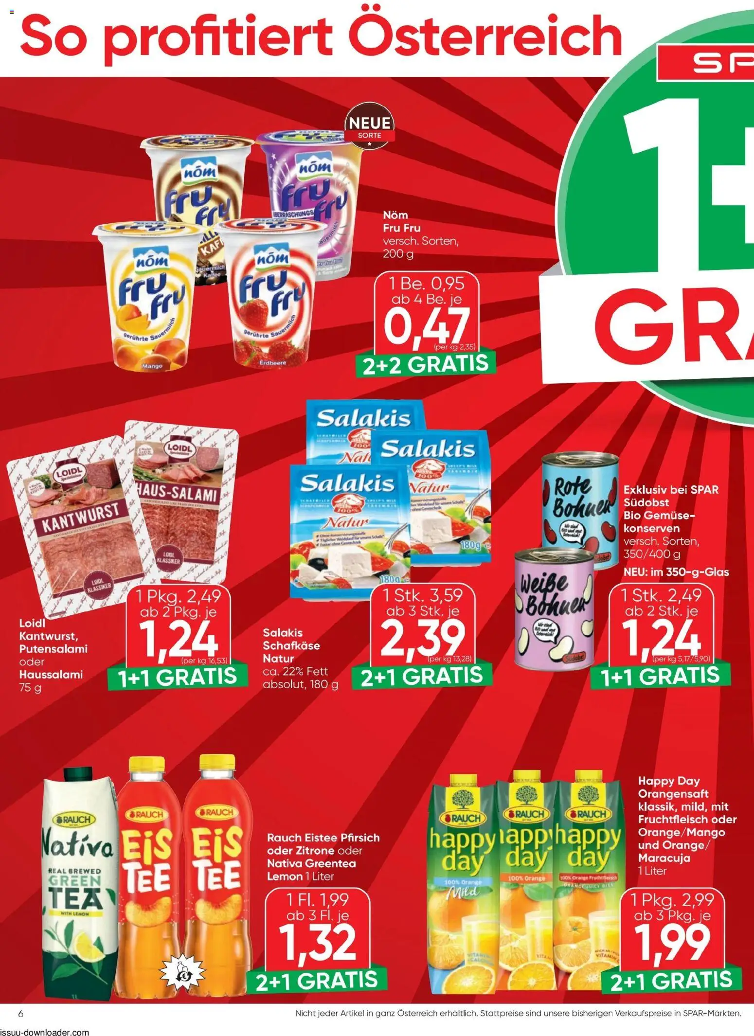 Jetzt sparen im Spar - Flugblatt 07.05.2026! Entdecken Sie die unschlagbaren Angebote | Österreich