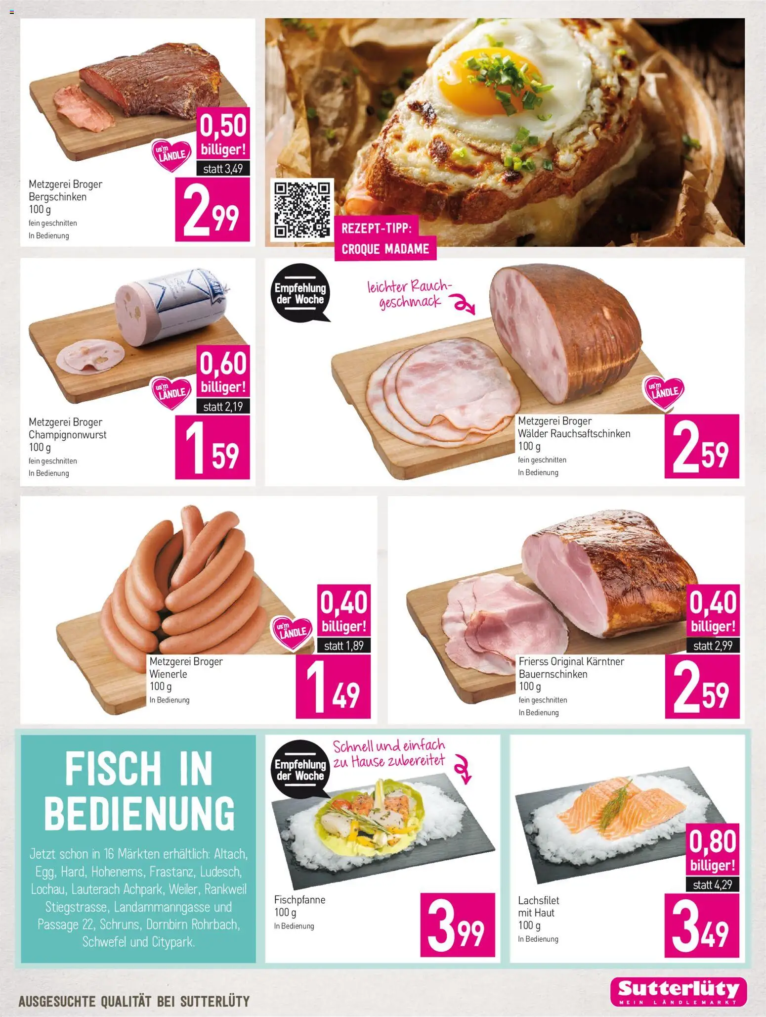Sutterlüty Flugblatt gültig ab 10.09.2026 | Seite: 7 | Produkte: Lachsfilet, Fisch