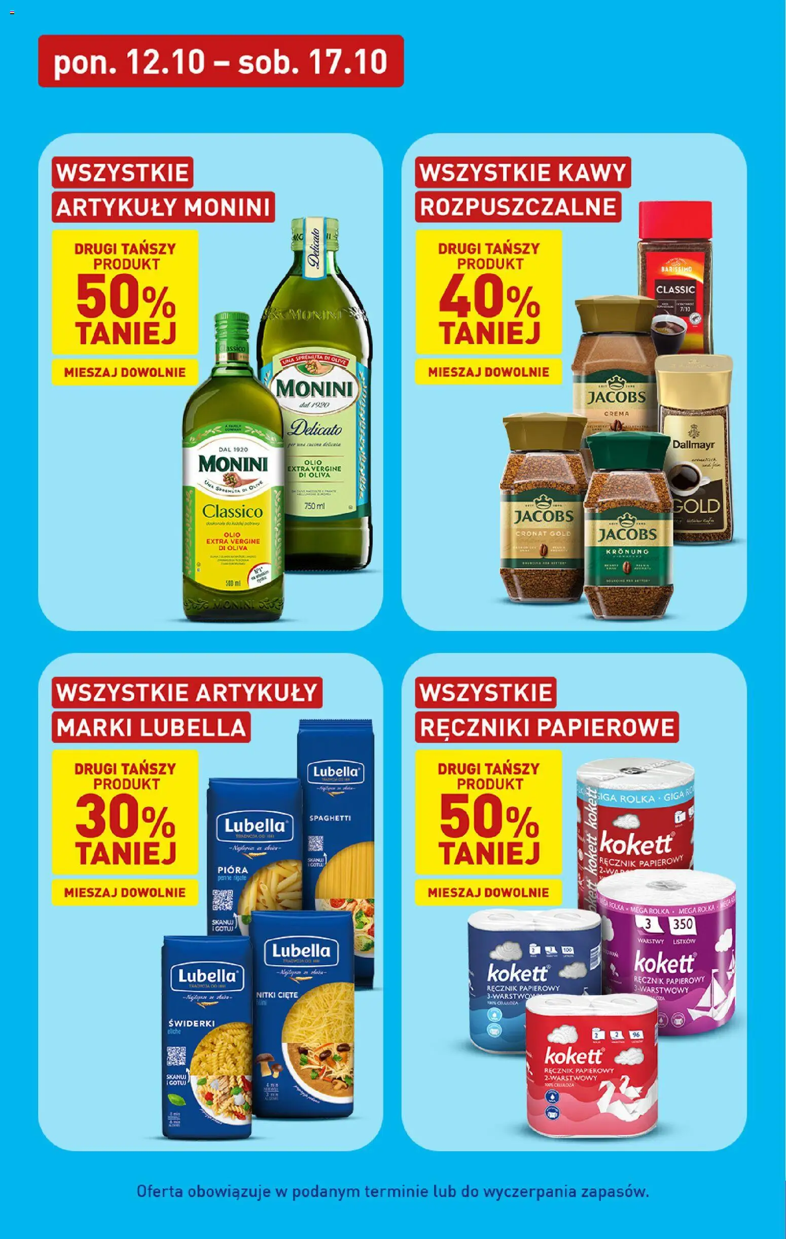 Aldi gazetka od 12.10.2026 | Strona: 21 | Produkty: Dallmayr, Jacobs, Penne, Jacobs gold
