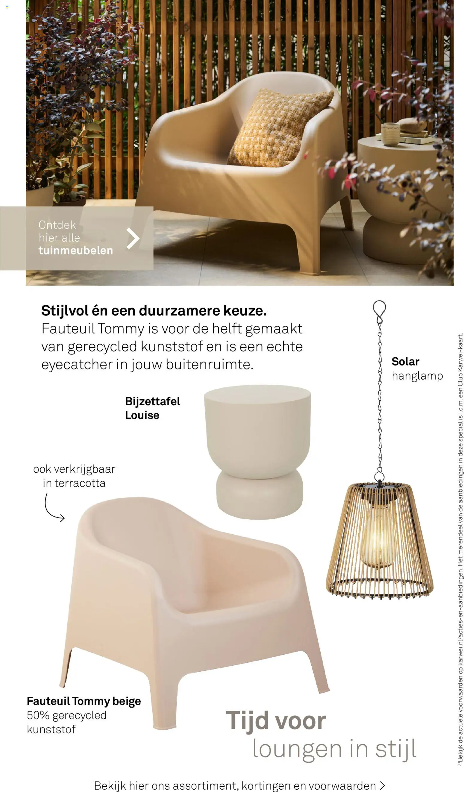 {H1} | Pagina: 19 | Producten: Tuinmeubelen, Fauteuil