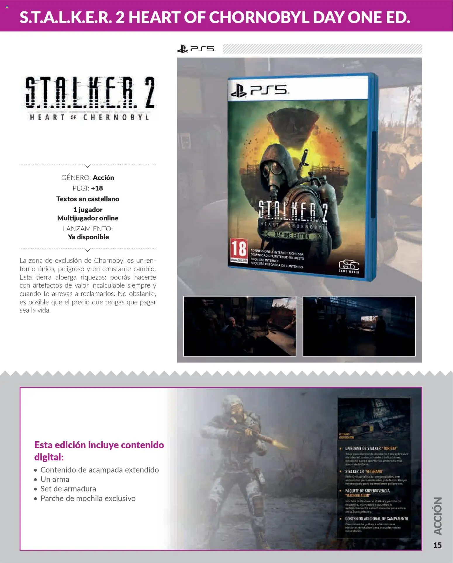 Game folleto │ válido desde el 03/12/2025 | Página: 15 | Productos: Mochila, Té, Jugador, Tierra