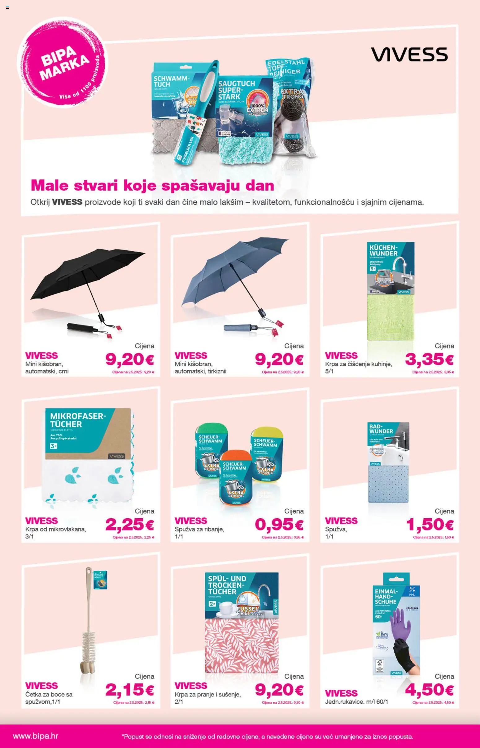 Bipa katalog | vrijedi od 29.10.2026 | Stranica: 30 | Proizvodi: Spužva, Četka, Krpa