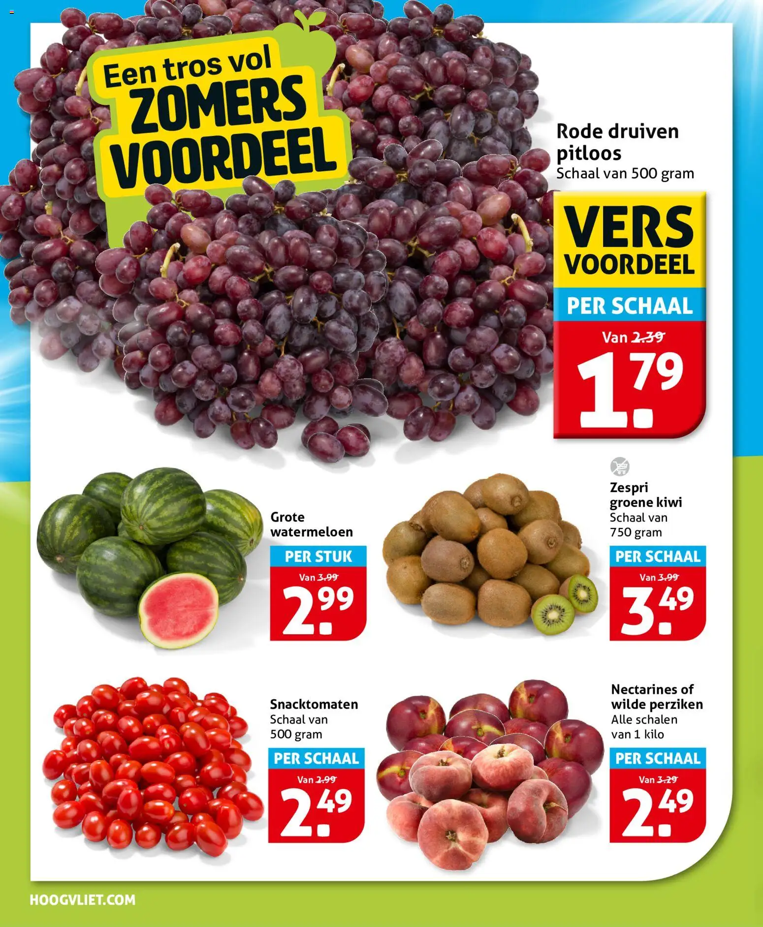 {H1} | Pagina: 16 | Producten: Nectarines, Schaal, Druiven, Perziken