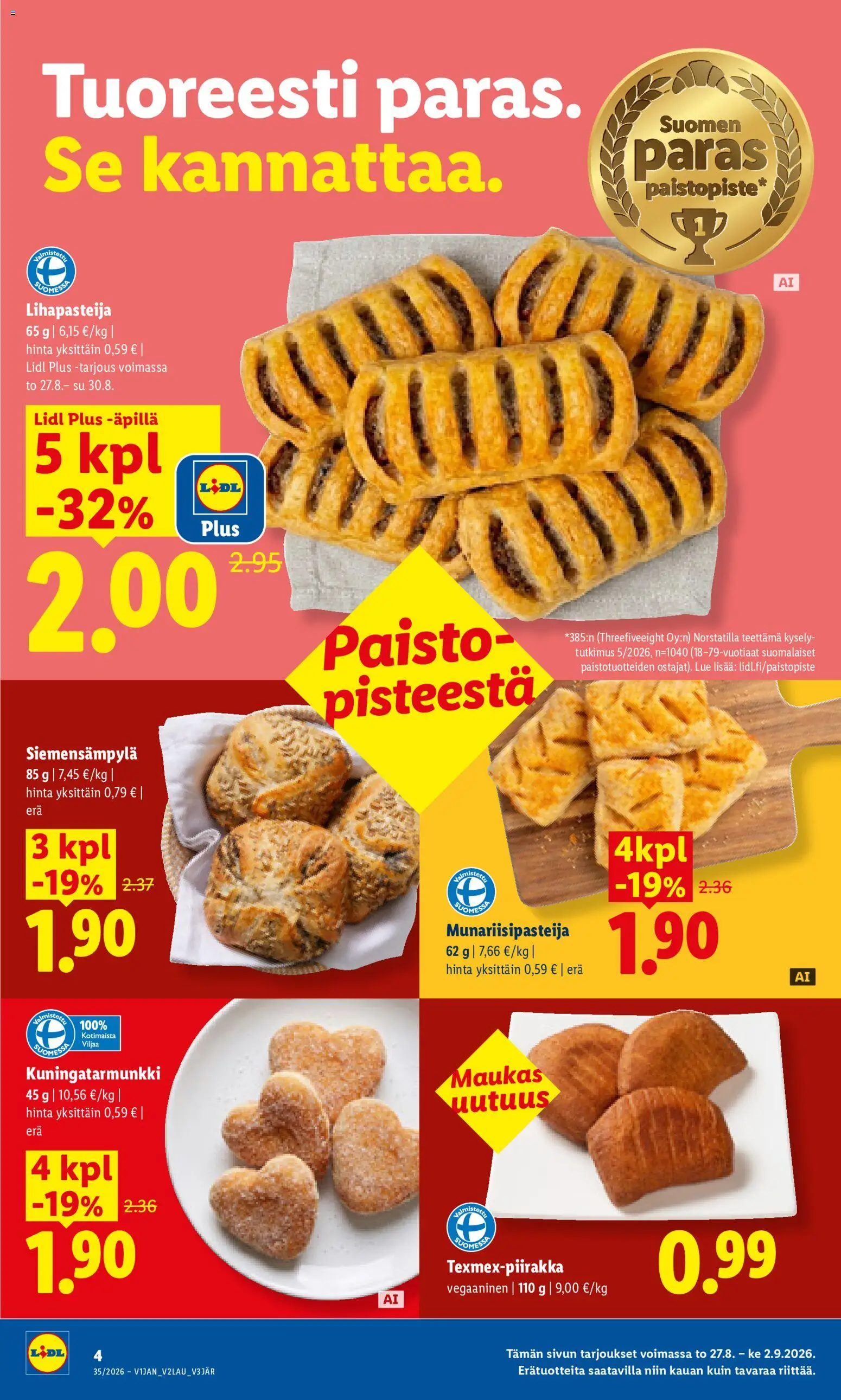 Lidl tarjoukset - Rovaniemi – voimassa 27/08/2026 alkaen | Sivu: 4