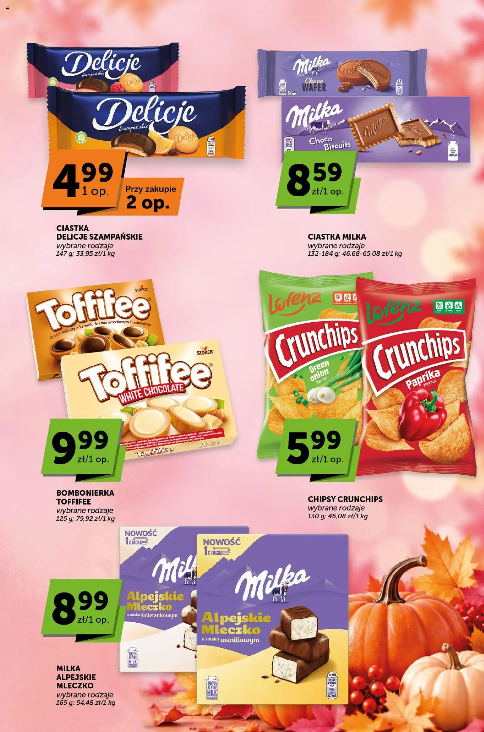 Euro Sklep gazetka - Katalog od 22.10.2026 | Strona: 8 | Produkty: Chipsy, Toffifee, Milka, Ciastka