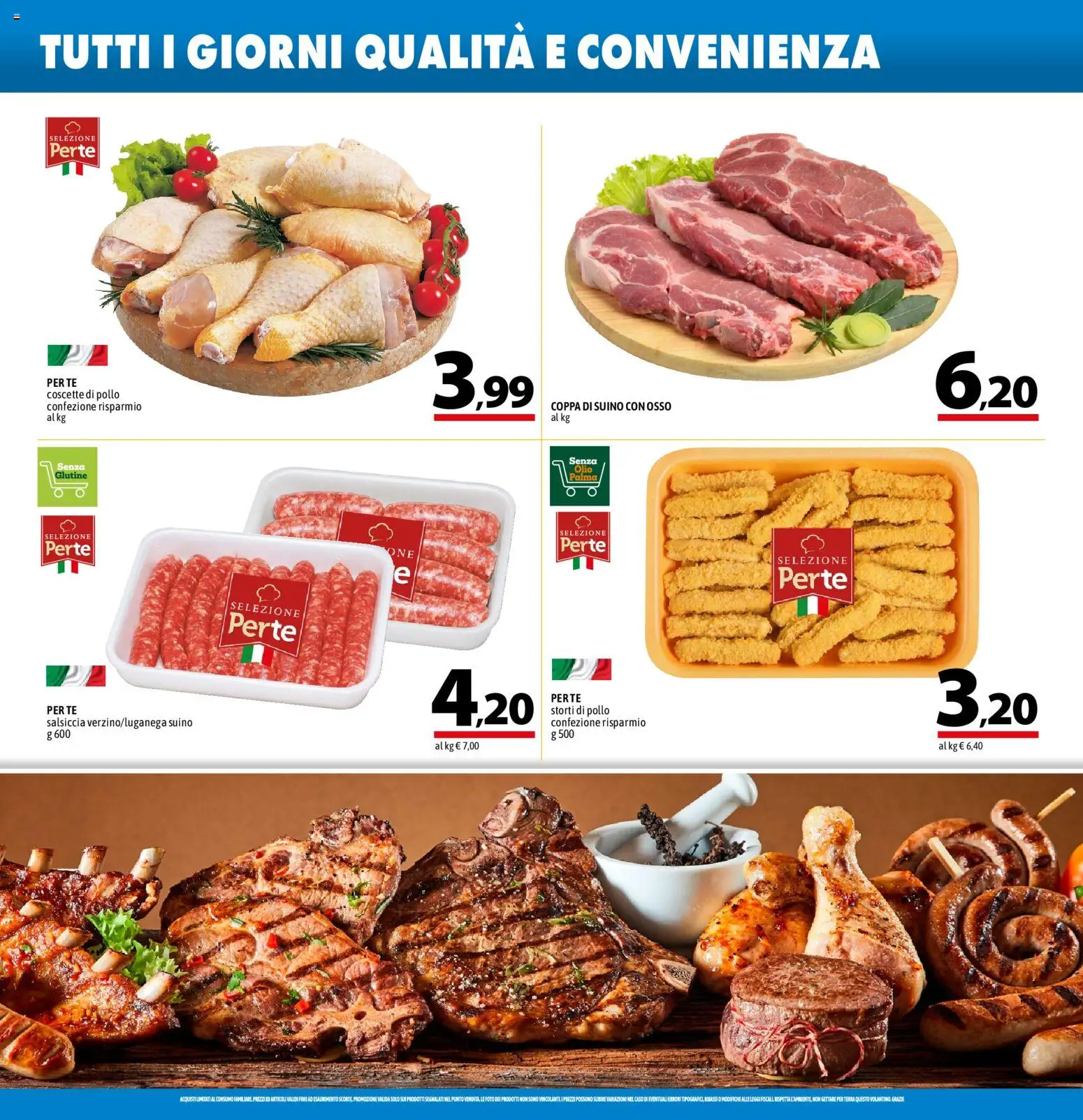 Volantino A&O del 11/06/2026 | Pagina: 2 | Prodotti: Pollo, Tè, Suino, Salsiccia
