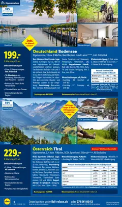 Lidl Aktionen Reisen ab 29.04.2026 gültig | Seite: 6 | Produkte: Bad, Pizza, TV, Spiel