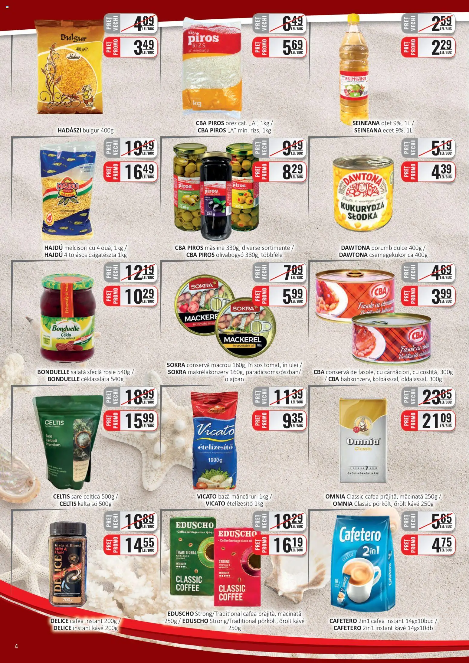 Noul catalog CBA – valabil de la 01.07.2026 | Pagină: 4 | Produse: Ulei, Salată, Sare, Sfeclă