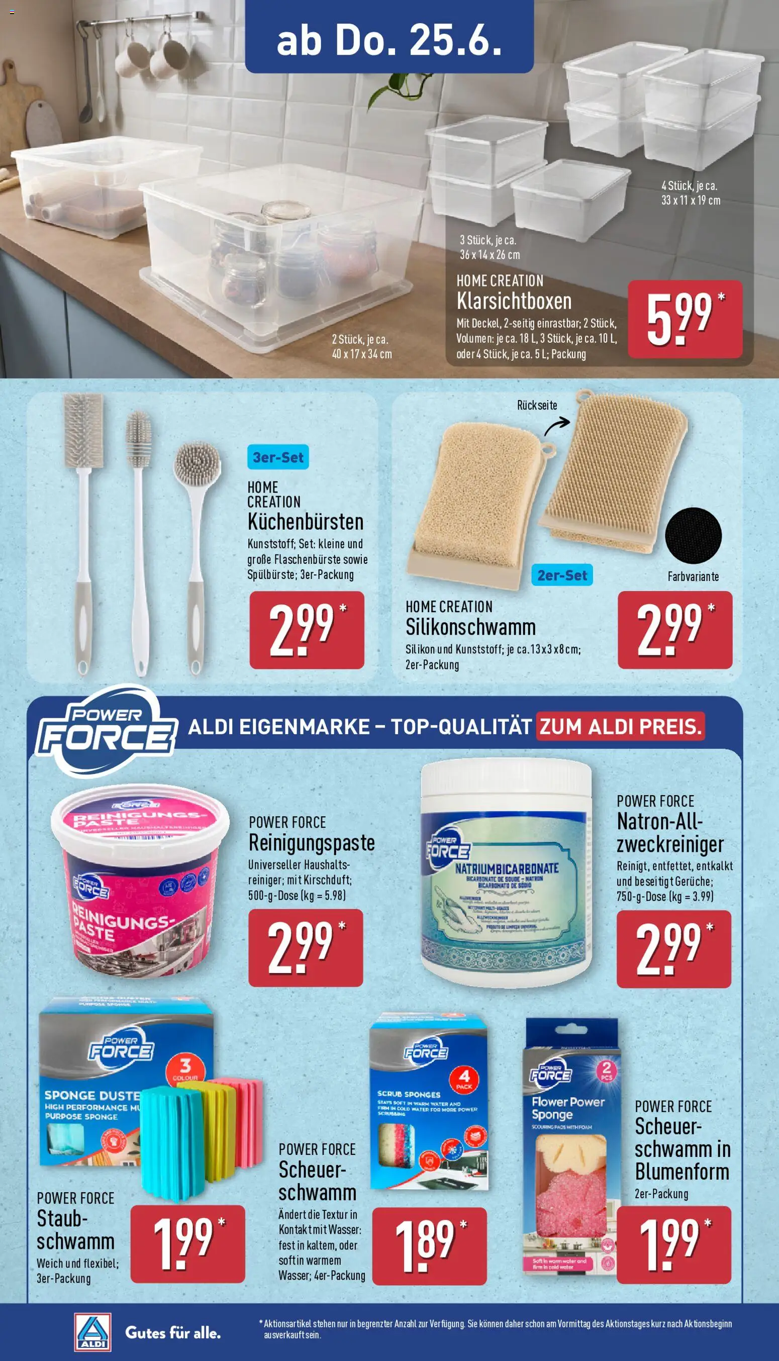 Aldi Prospekt – gültig ab 22.06.2026 | Seite: 26 | Produkte: Wasser, Home creation