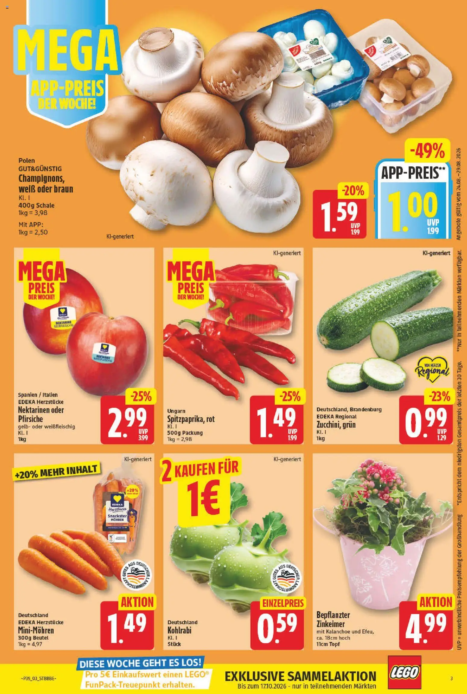NP Discount Prospekt – gültig ab 24.08.2026 | Seite: 5 | Produkte: Nektarinen, Kohlrabi, Mohren, Nektarine