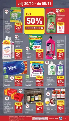 Aldi folder week 43 - Voorbeeld van een folder van Aldi, geldig van 26/10/2026 | Pagina: 15 | Producten: Coca Cola, Afwasmiddel, Toiletpapier, Wasverzachter