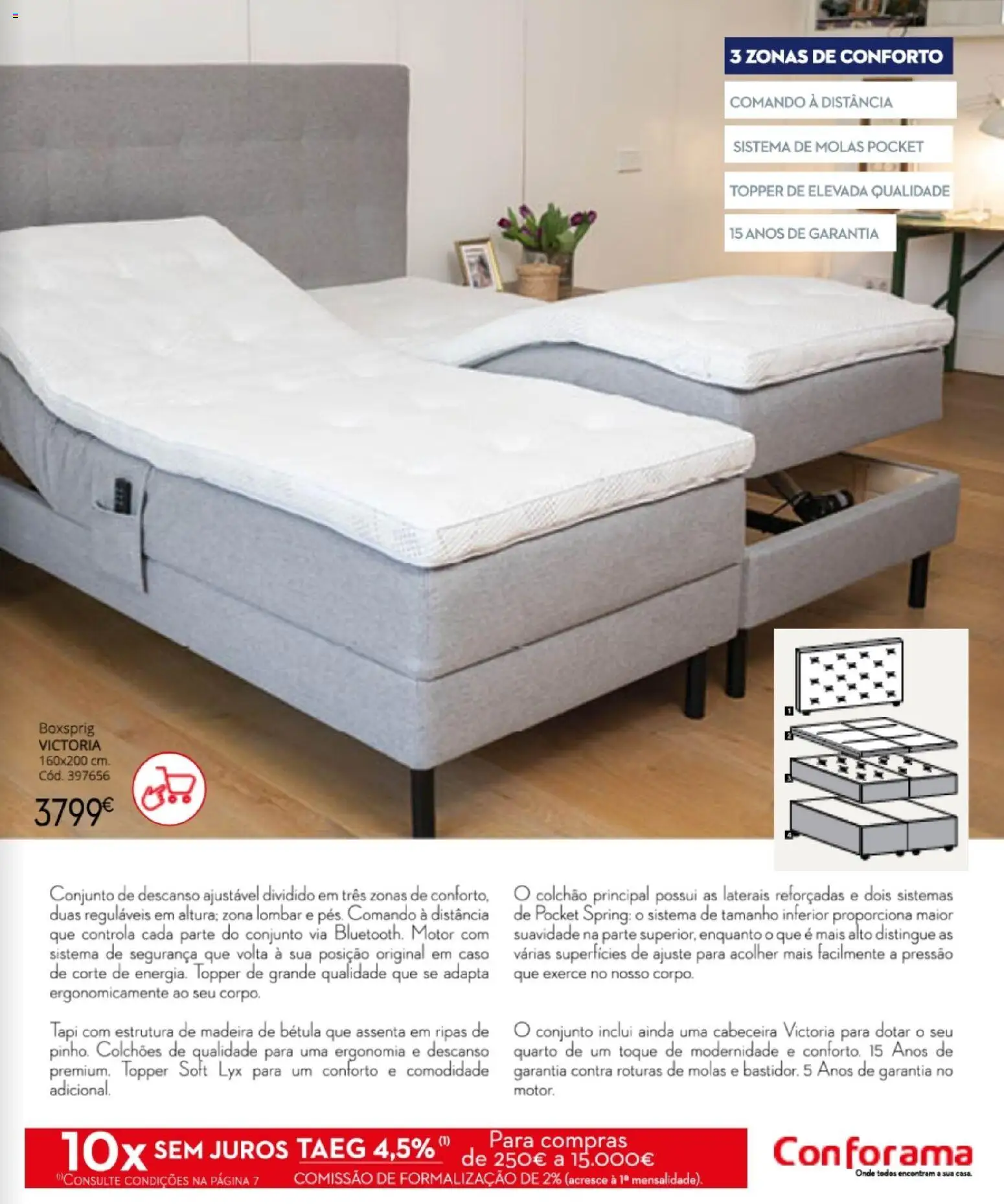 Conforama Camitis │ válido de 06/08/2026 | Página: 71 | Produtos: Colchões, Colchão