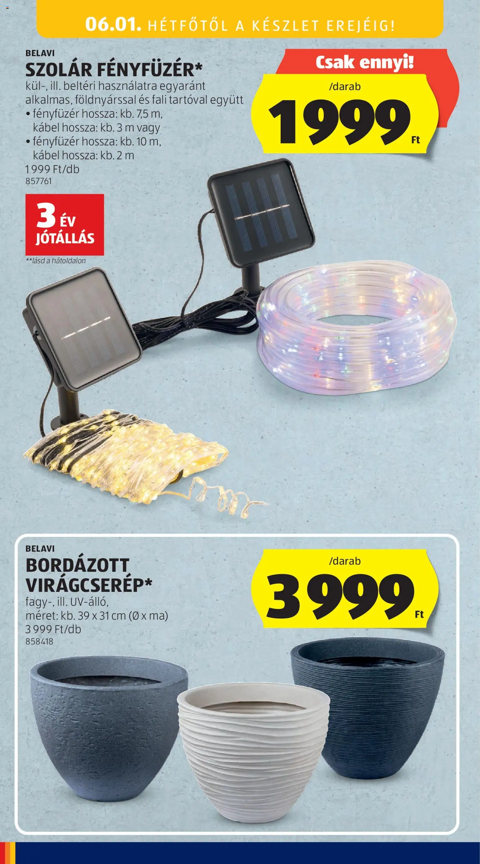 Aldi akciós ujság - amely érvényes a következő dátumtól: 28.05.2026 | Oldal: 54 | Termékek: Fényfüzér, Kábel