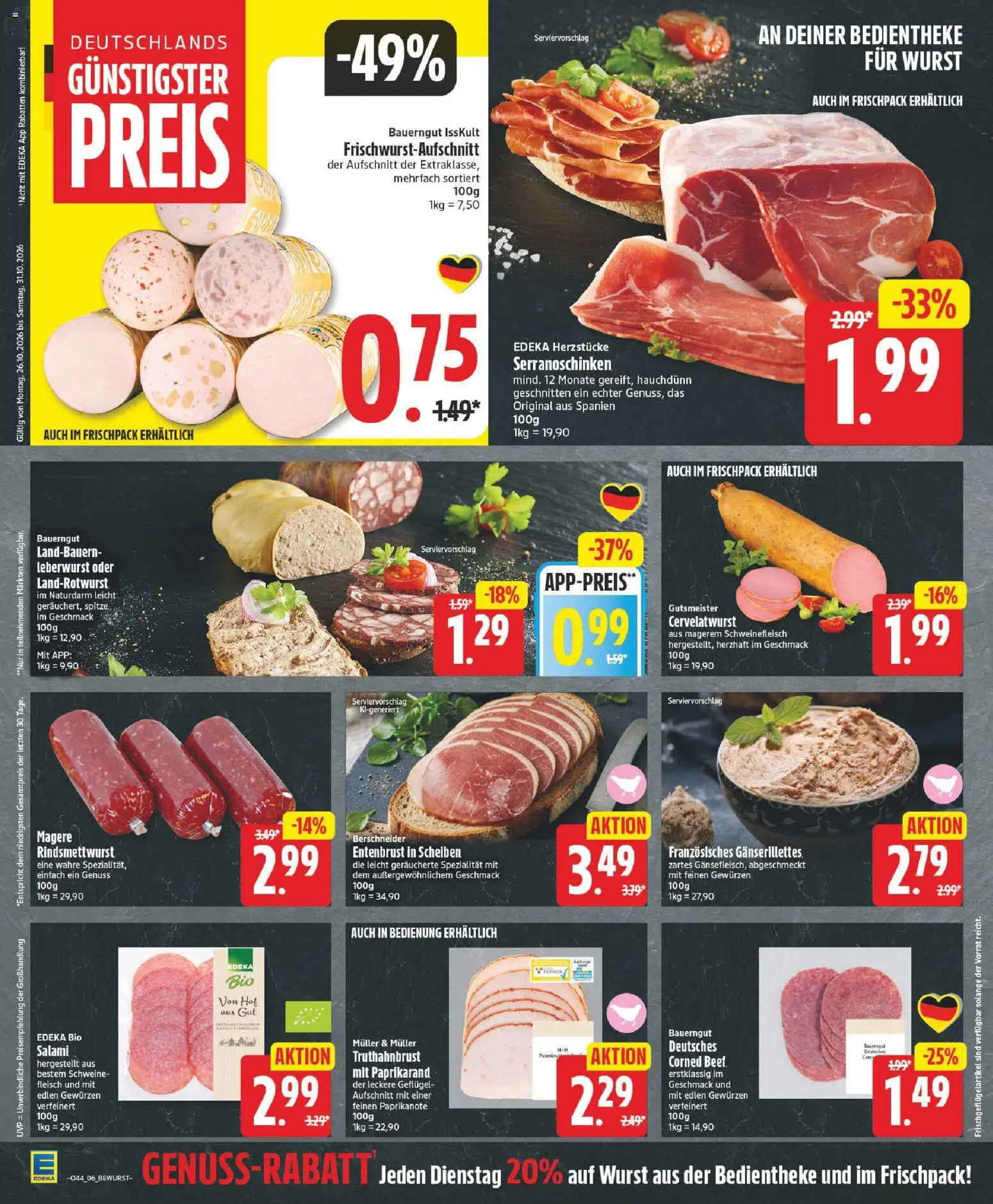 Edeka Prospekt – gültig ab 26.10.2026 | Seite: 6
