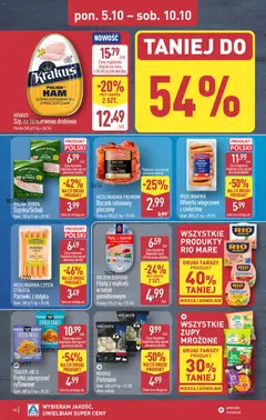 Náhled letáku Aldi Polsko leták od 05.10.2026 | Strana: 14 | Produkty: Rio mare, Minestrone, Kuskus
