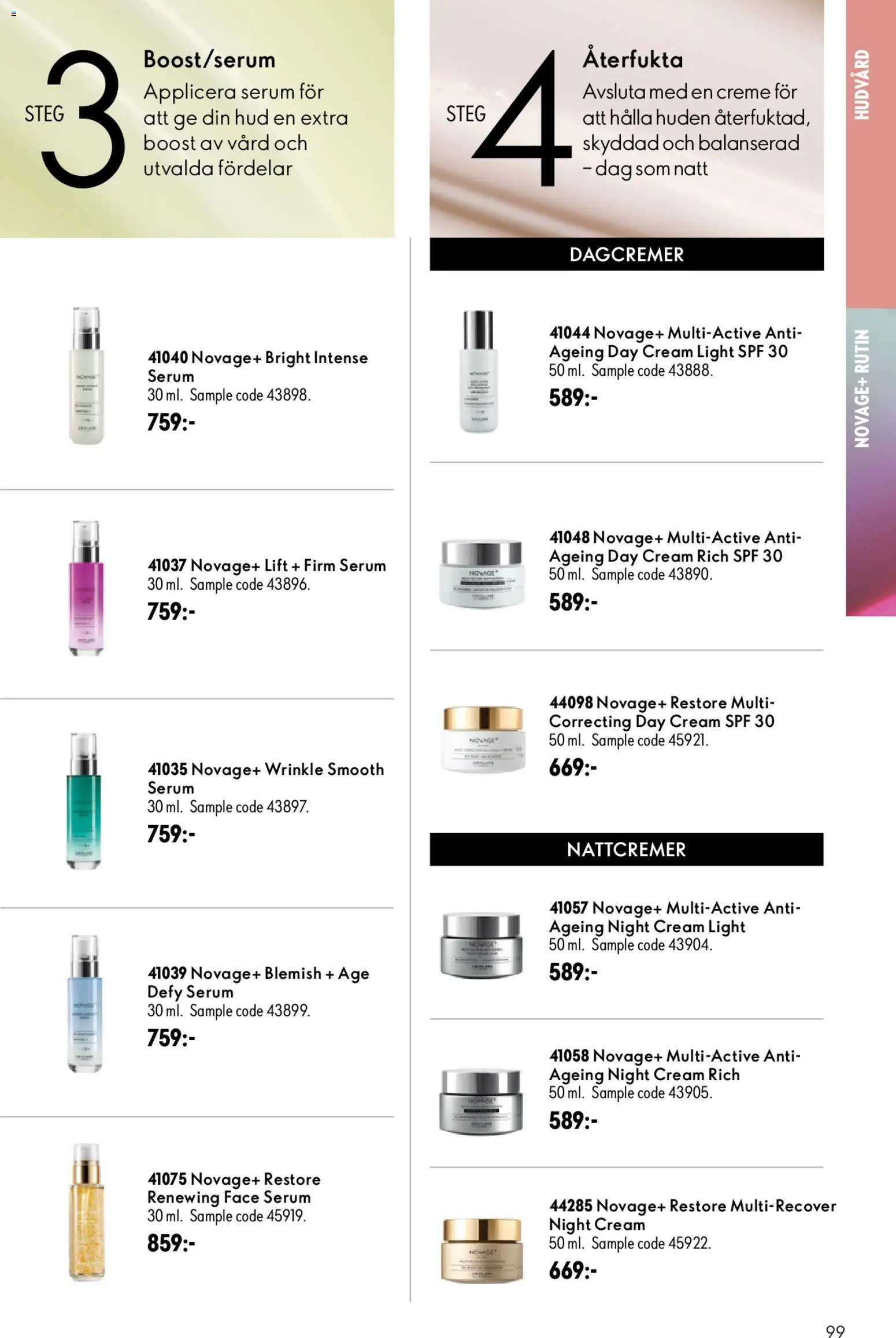 Oriflame reklamblad aktuell från 15/07/2026 | Sida: 99