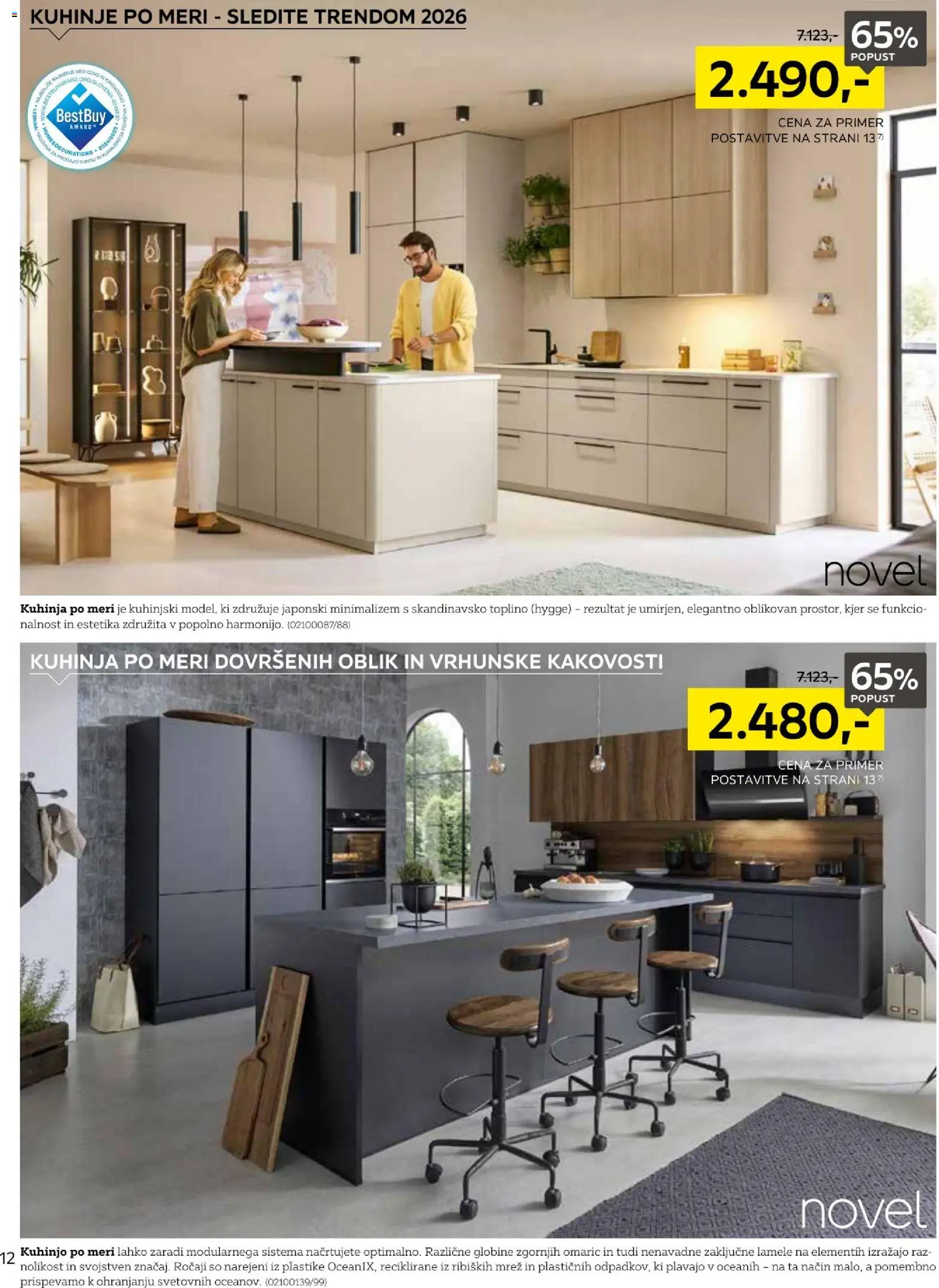Novi XXXL Lesnina katalog ponudbe – veljaven od 07.04.2026 | Stran: 12 | Izdelki: Kuhinja